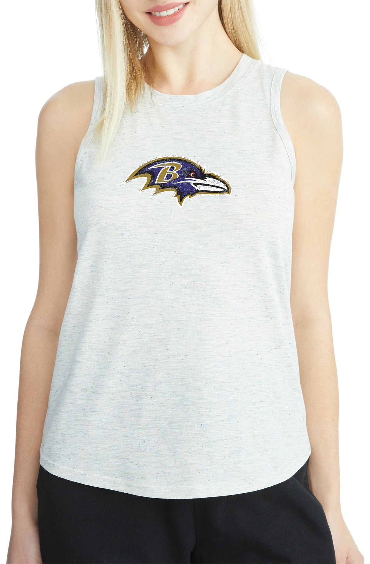 Concepts Sport Women's Baltimore Ravens Grey Speckle Tank Top product image