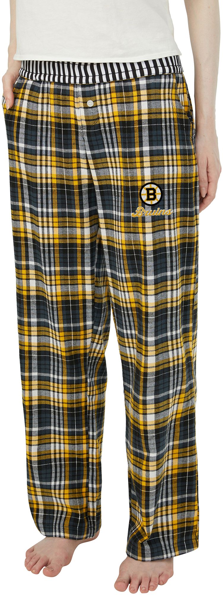 Concepts Sport Women's Boston Bruins Black Laney Flannel Sleep Pants product image