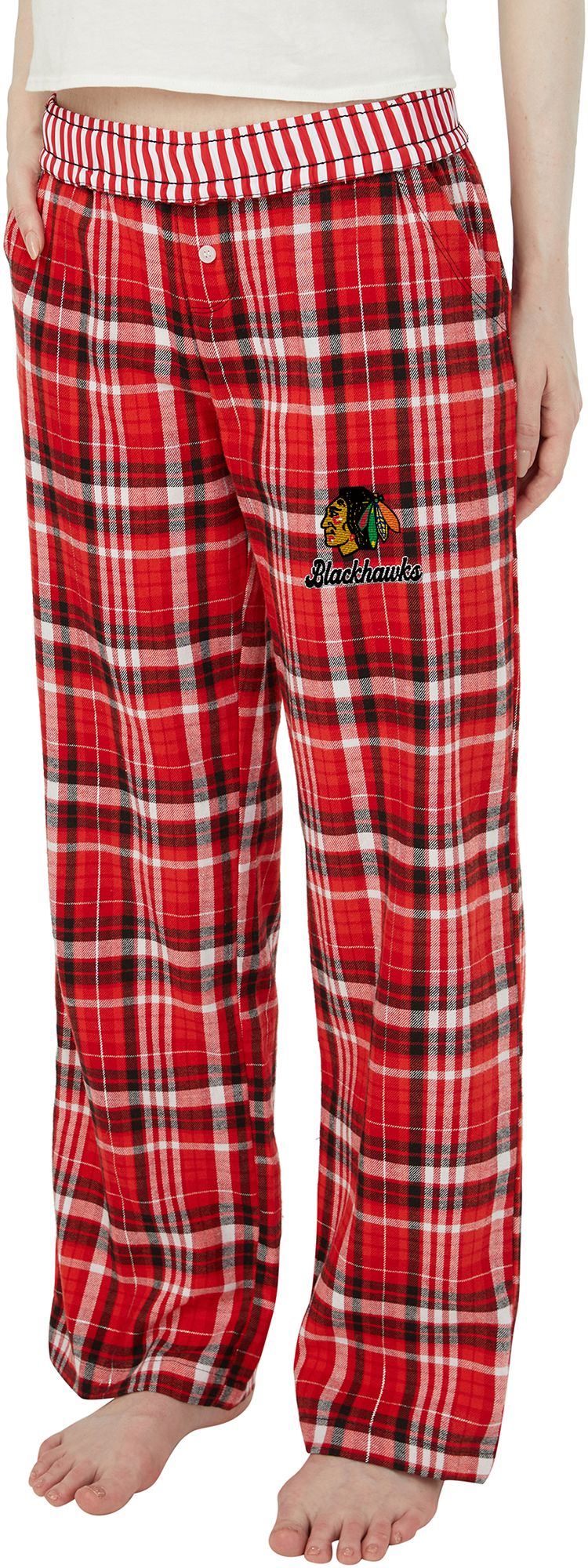 Concepts Sport Women's Chicago Blackhawks Red Laney Flannel Sleep Pants product image