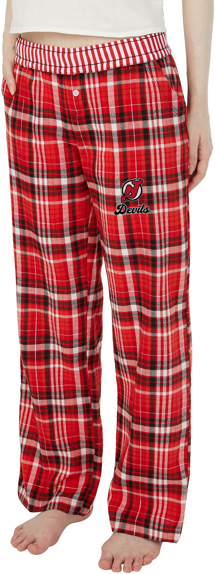 Concepts Sport Women's New Jersey Devils Red Laney Flannel Sleep Pants product image