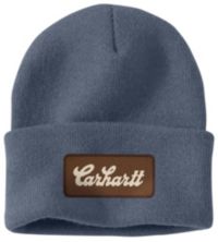 Carhartt Men's Cuffed Script Patch Beanie | Publiclands