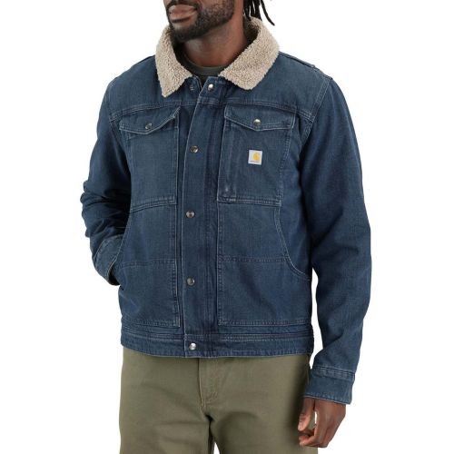 Carhartt Men's Denim Duck Active Full-Zip Jacket | Dick's Sporting