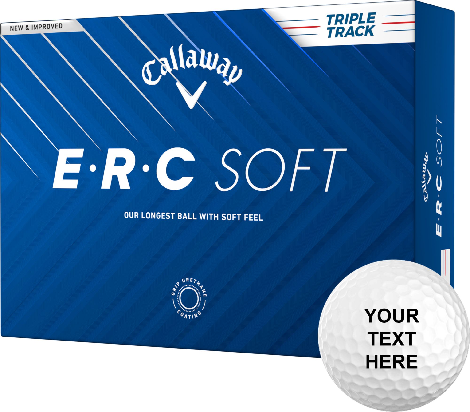 Callaway 2025 ERC Soft Triple Track Personalized Golf Balls product image