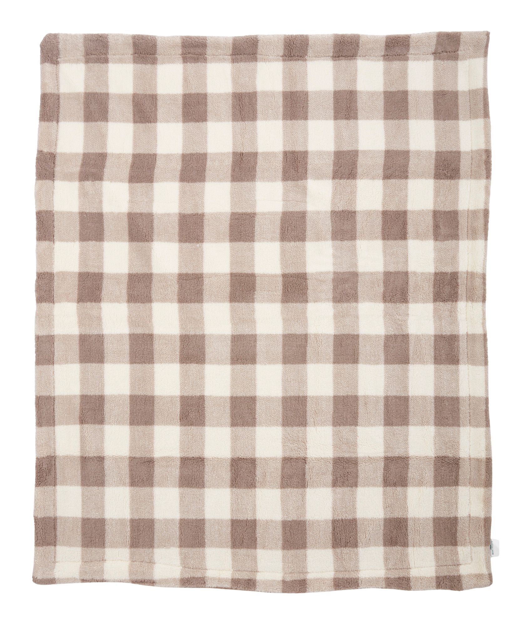DICK's Sporting Goods Cozy Buff Checkered Sherpa Blanket product image
