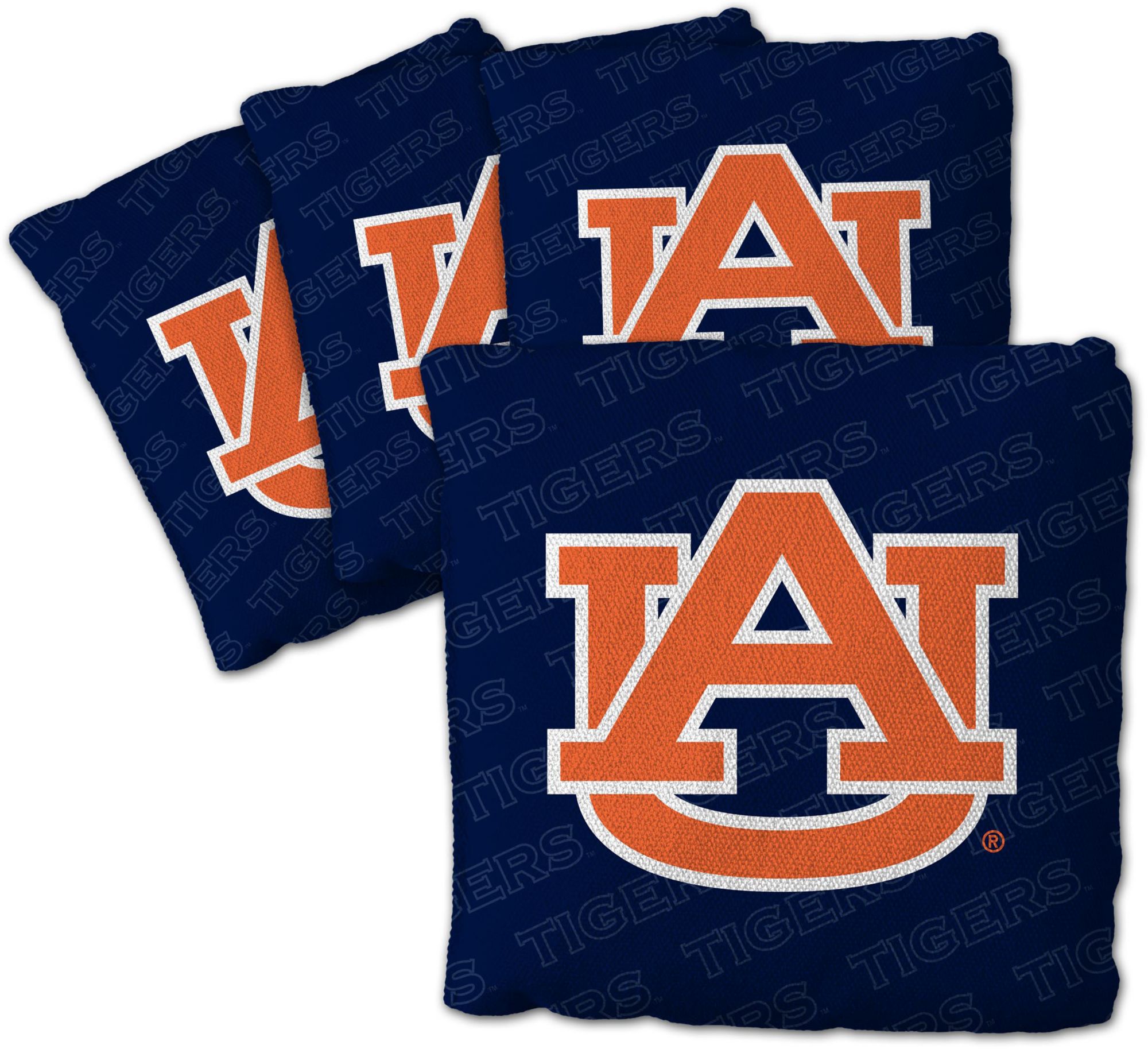 YouTheFan Auburn Tigers Blue 4-Pack Cornhole Bean Bag Set product image