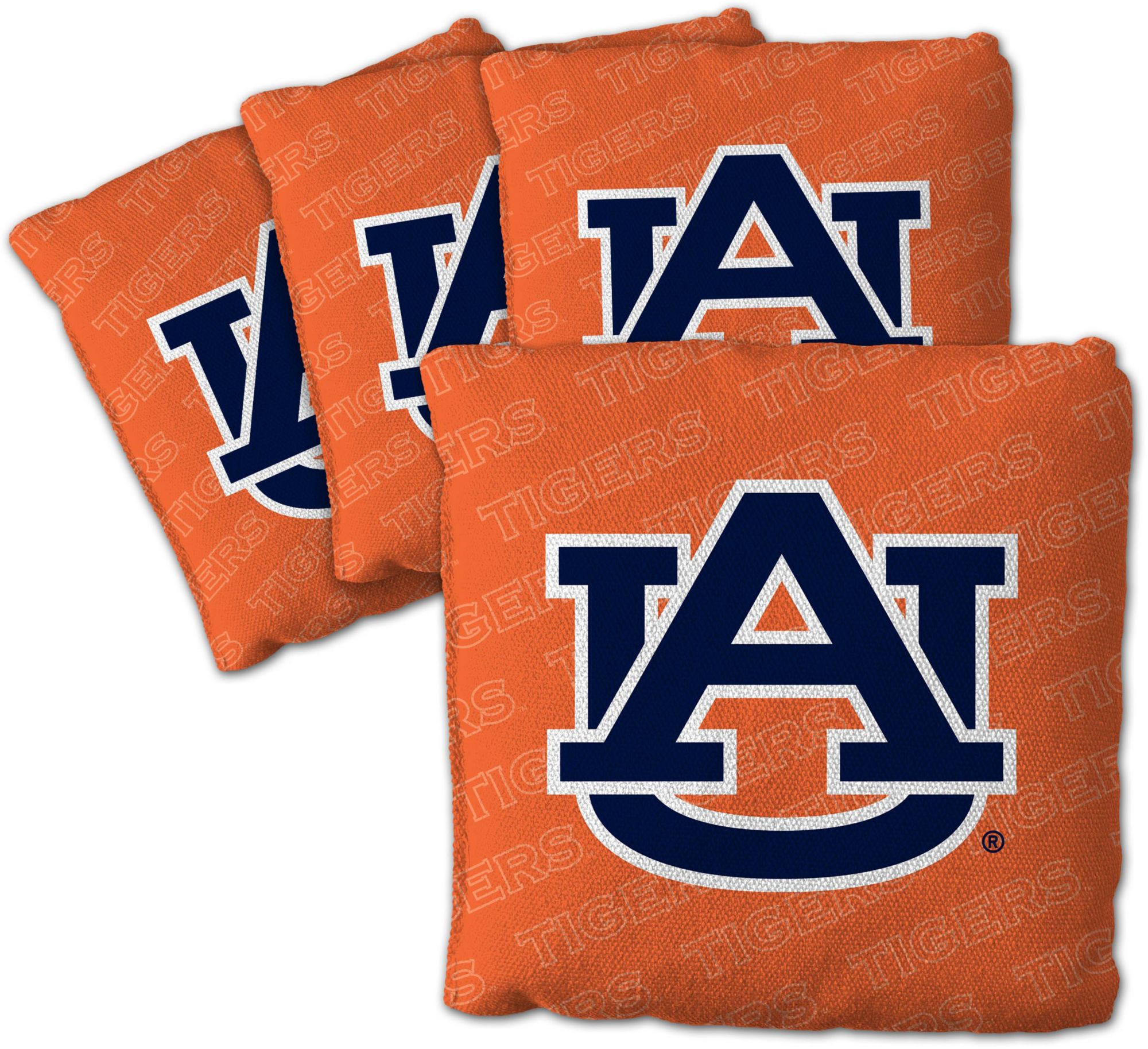 YouTheFan Auburn Tigers Orange 4-Pack Cornhole Bean Bag Set product image