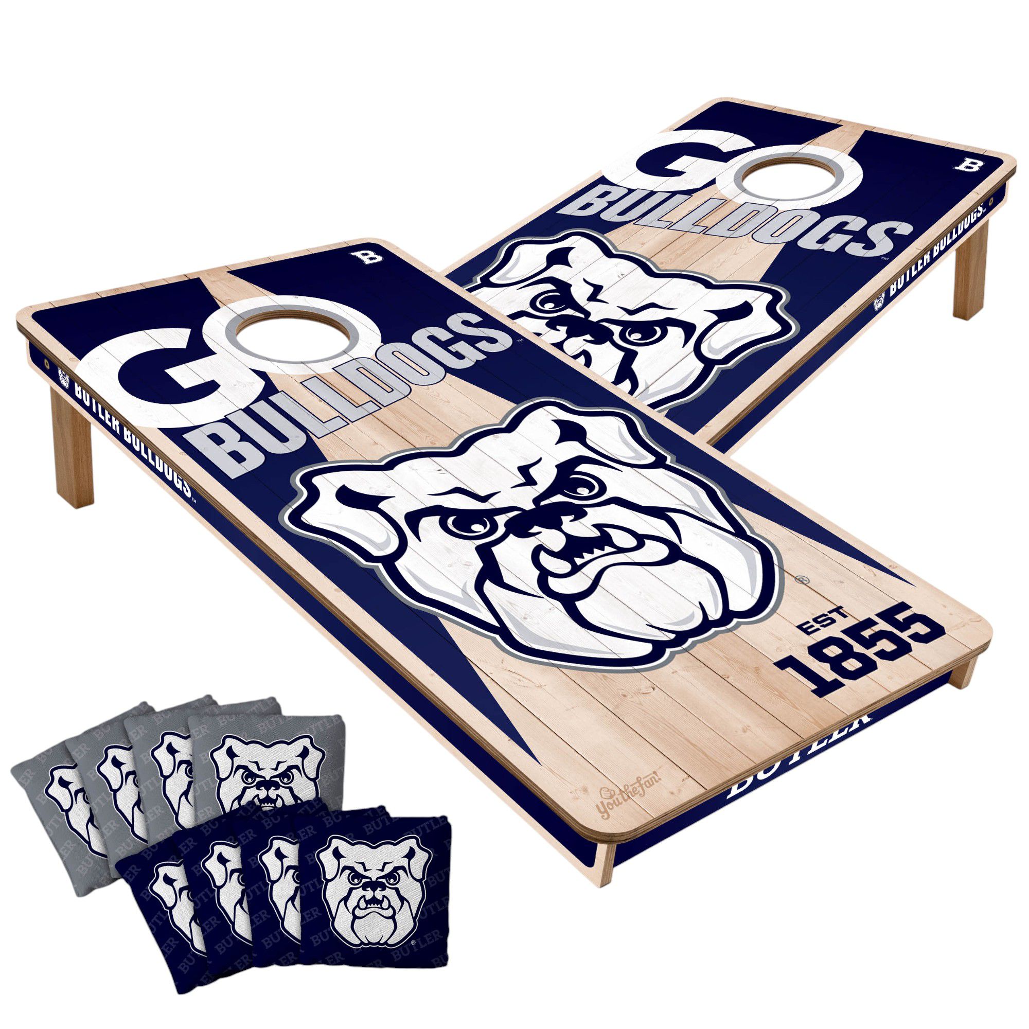 YouTheFan Butler Bulldogs 2' x 4' Cornhole Boards product image