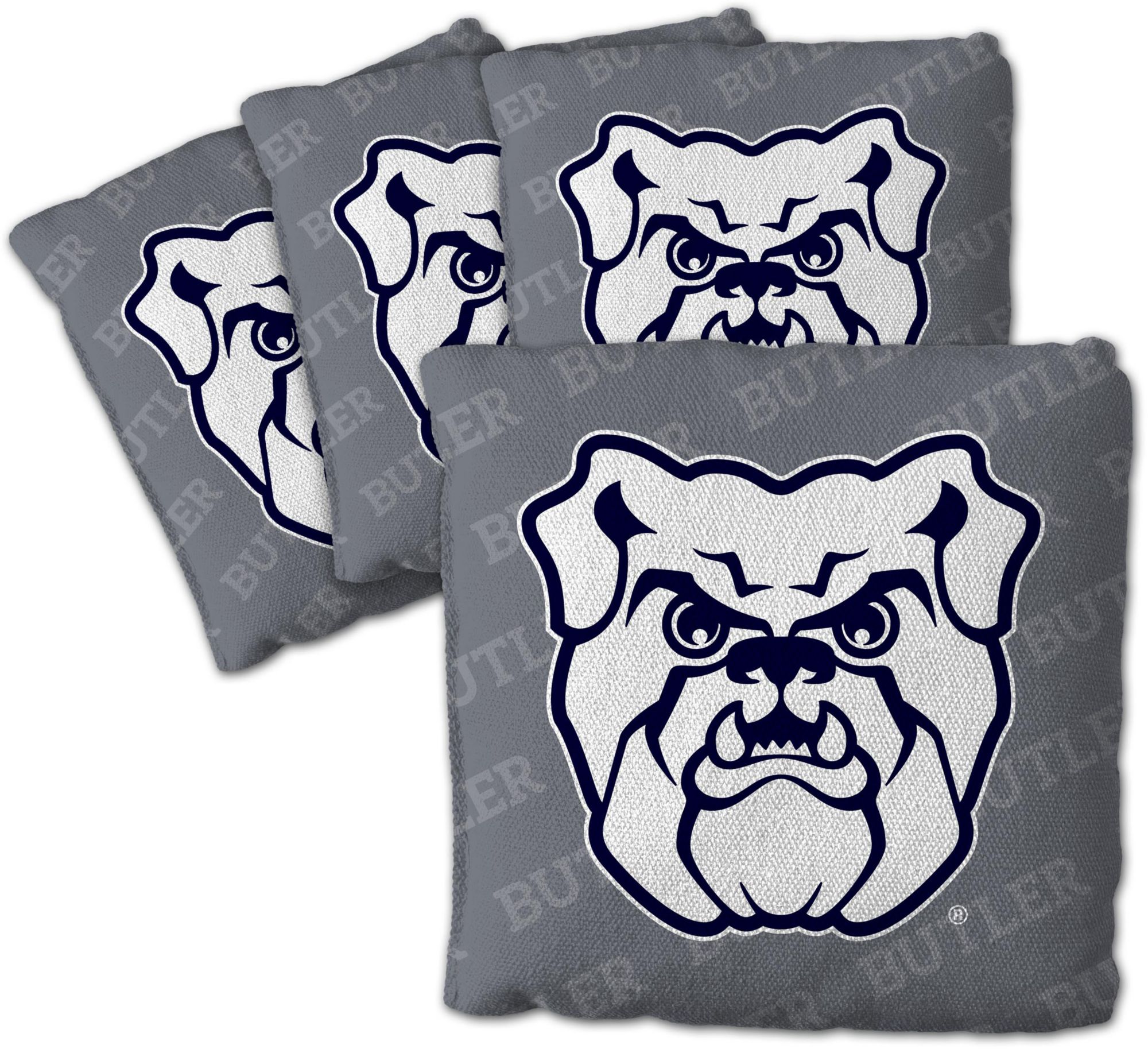 YouTheFan Butler Bulldogs Grey 4-Pack Cornhole Bean Bag Set product image