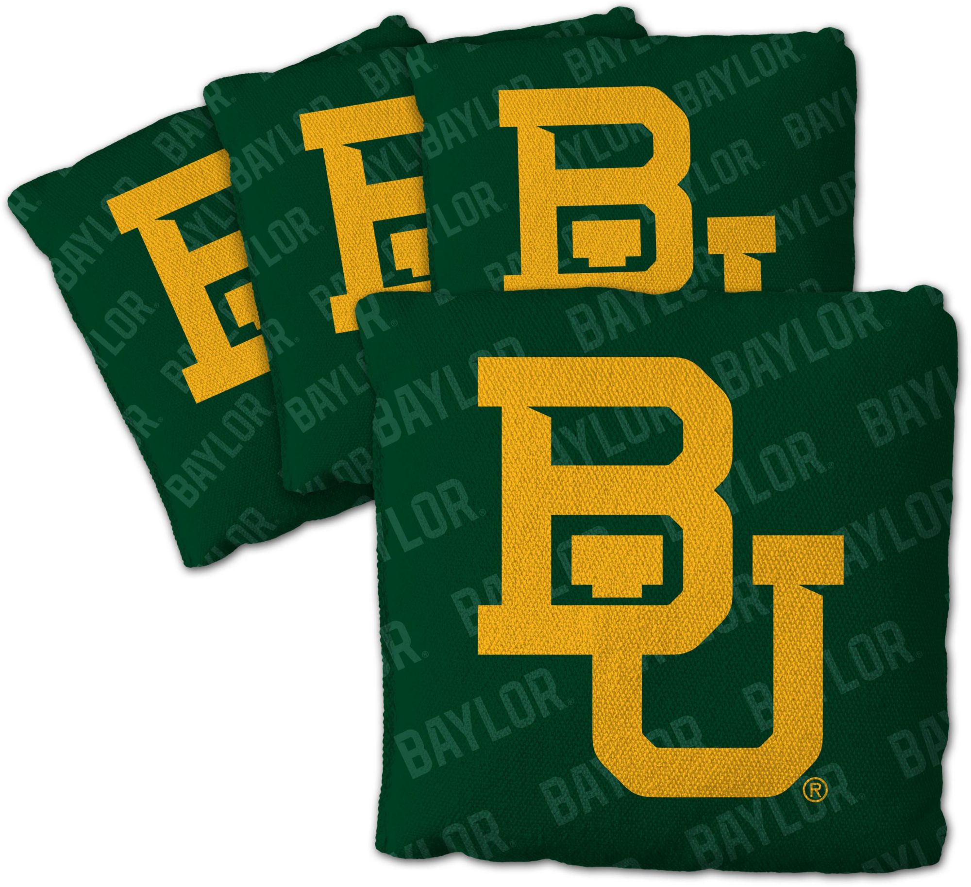 YouTheFan Baylor Bears Green 4-Pack Cornhole Bean Bag Set product image