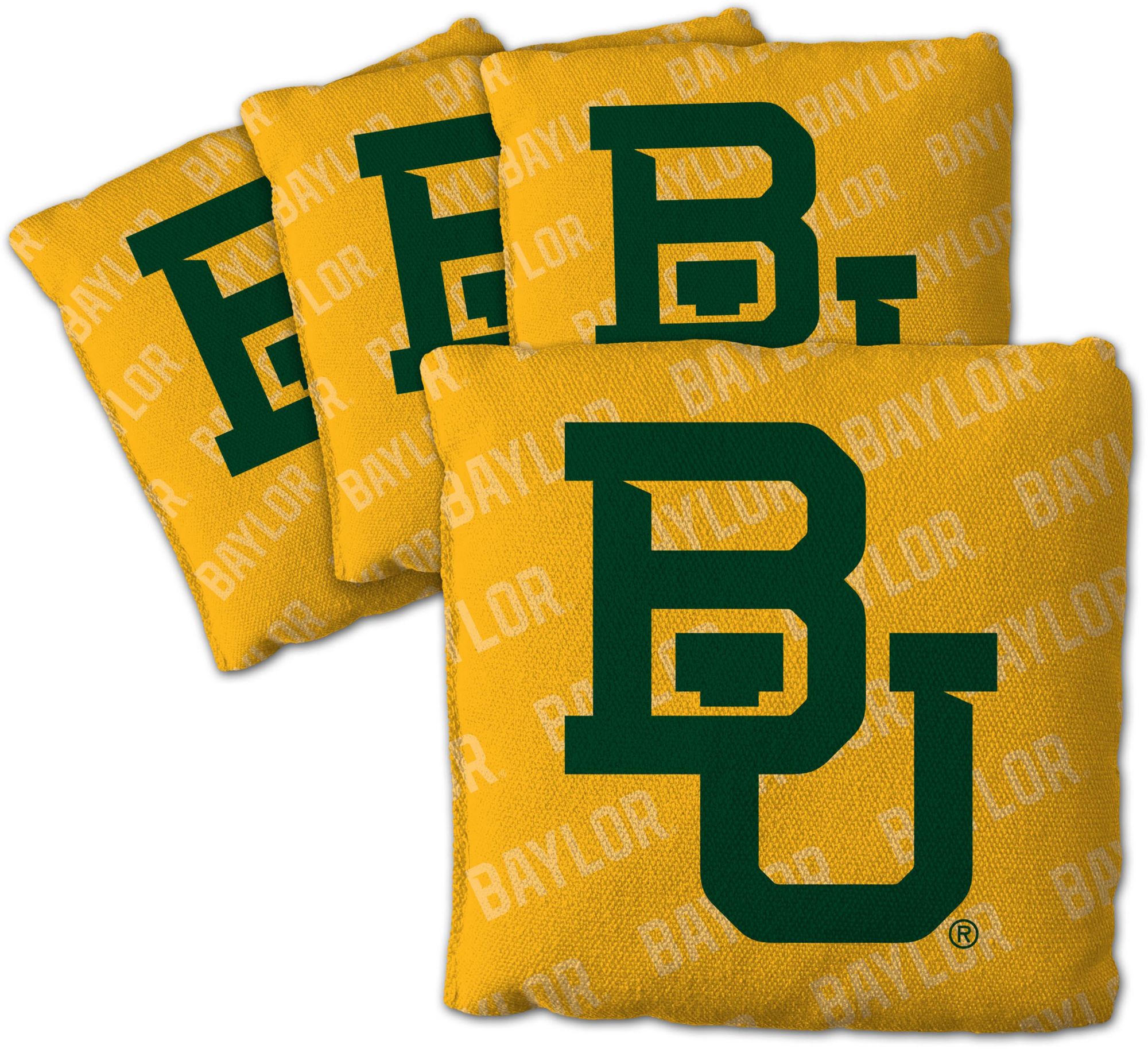 YouTheFan Baylor Bears Yellow 4-Pack Cornhole Bean Bag Set product image