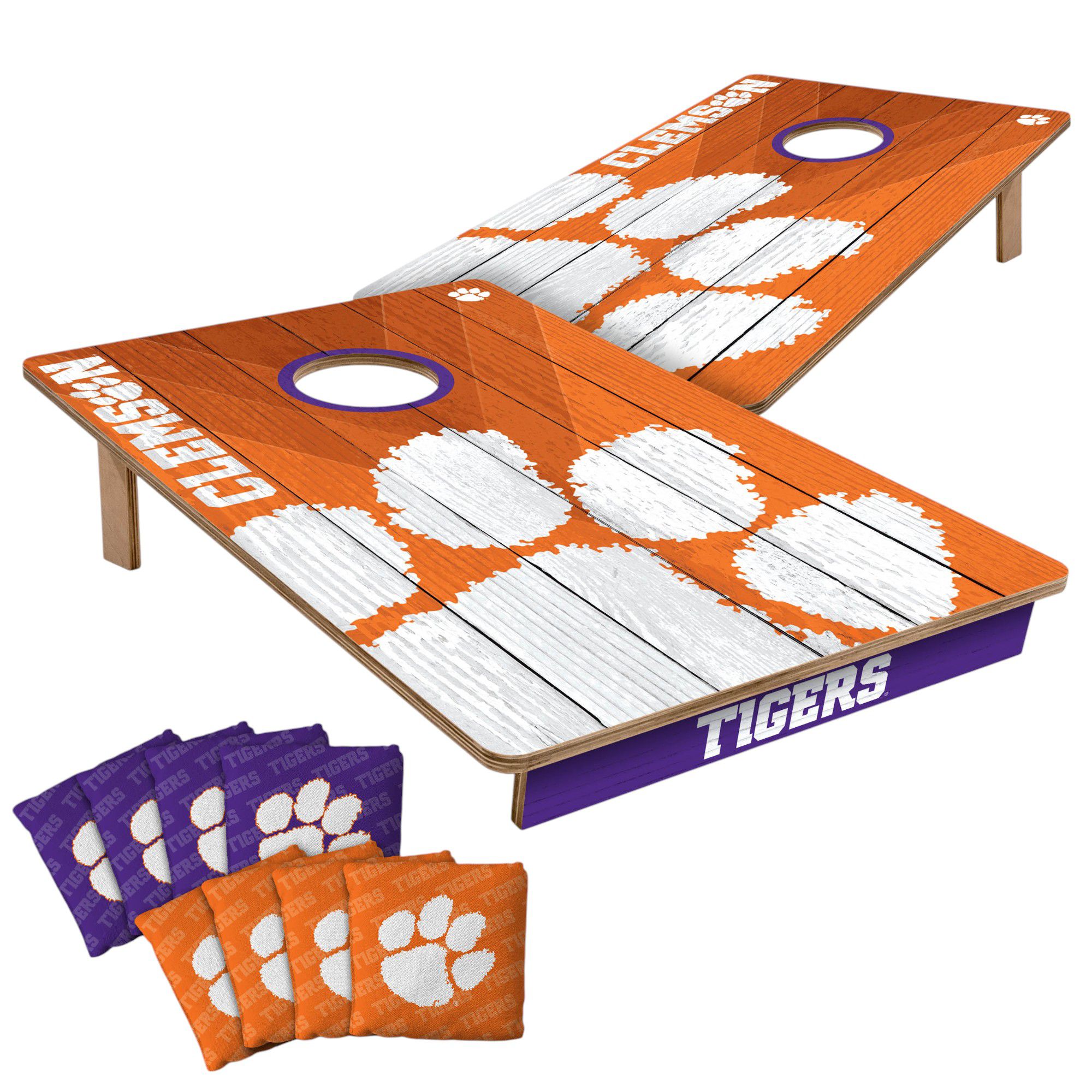 YouTheFan Clemson Tigers 2' x 3' Cornhole Boards product image