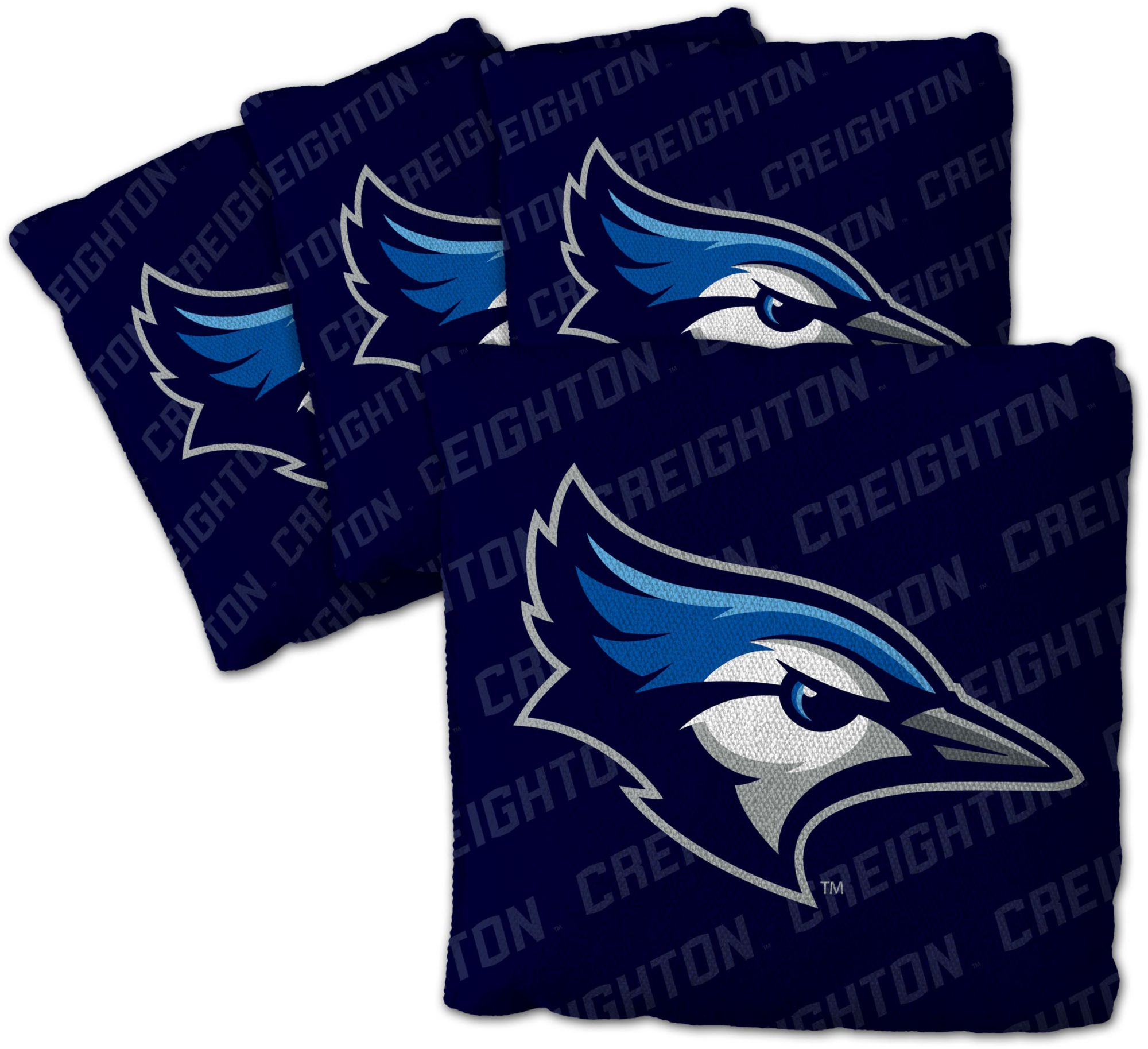 YouTheFan Creighton Bluejays Blue 4-Pack Cornhole Bean Bag Set product image