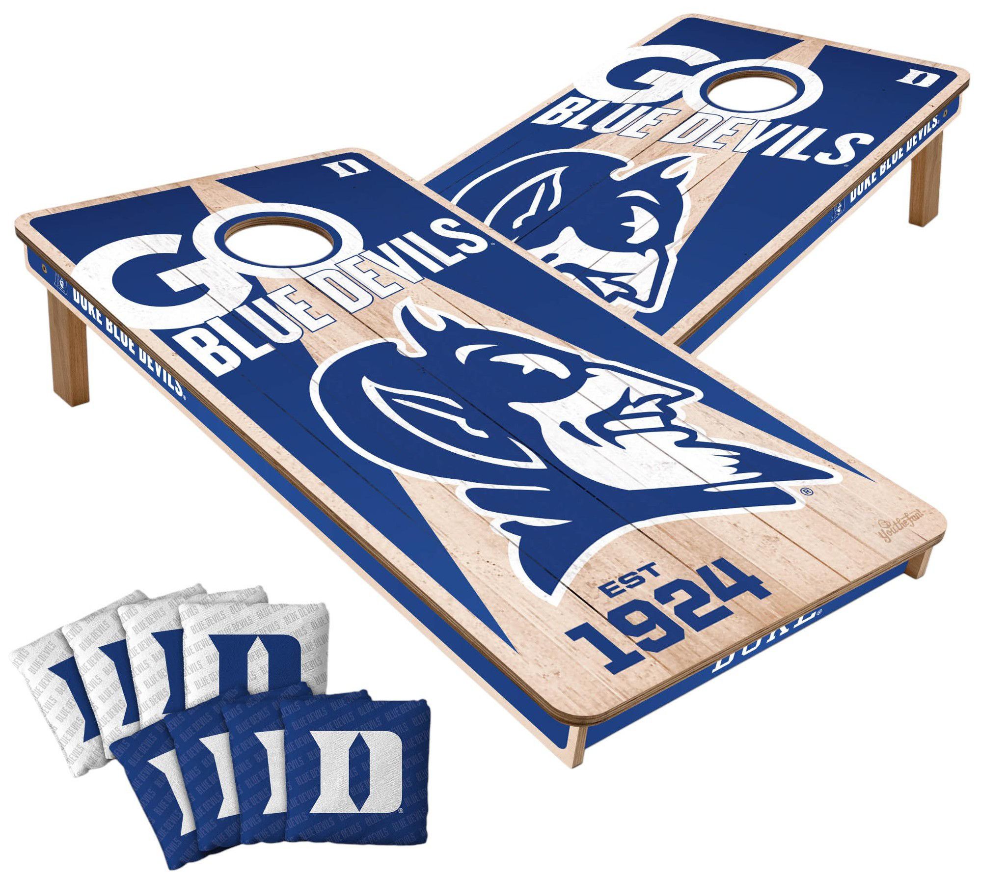 YouTheFan Duke Blue Devils 2' x 4' Cornhole Boards product image