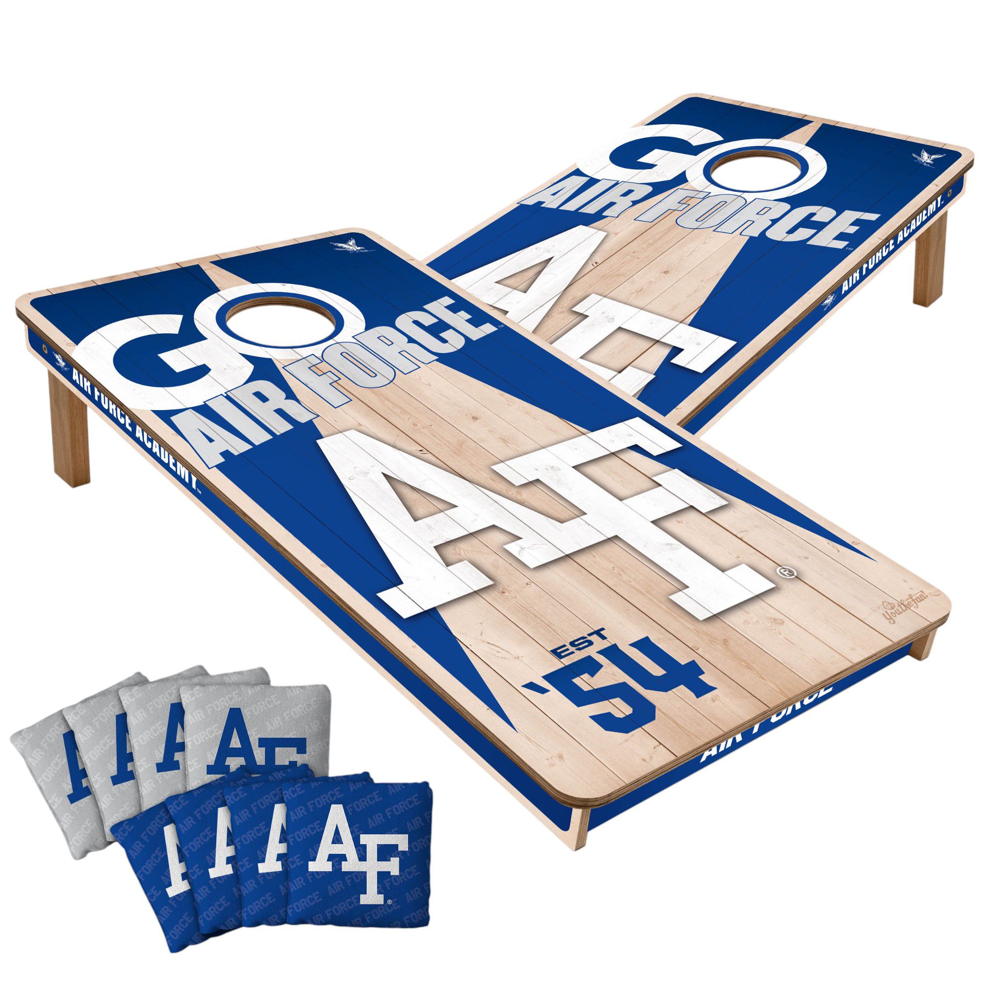 YouTheFan Air Force Falcons 2' x 4' Cornhole Boards product image