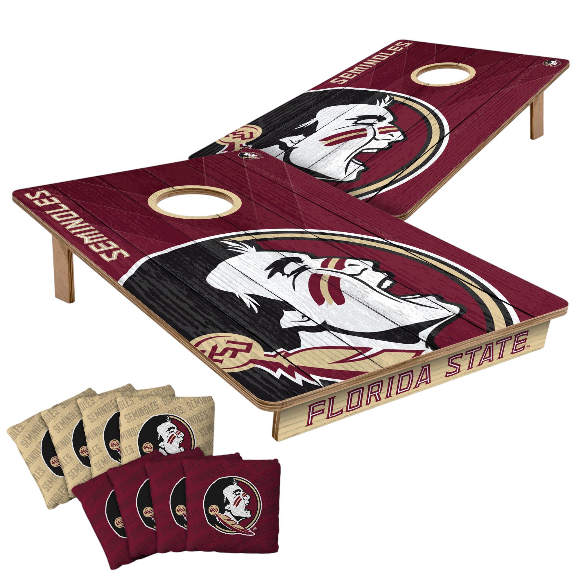 YouTheFan Florida State Seminoles 2' x 3' Cornhole Boards product image