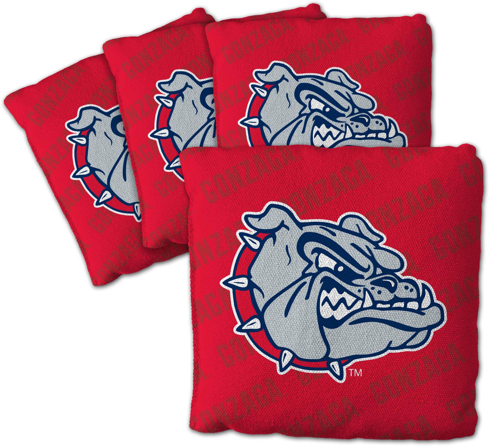 YouTheFan Gonzaga Bulldogs Red 4-Pack Cornhole Bean Bag Set product image