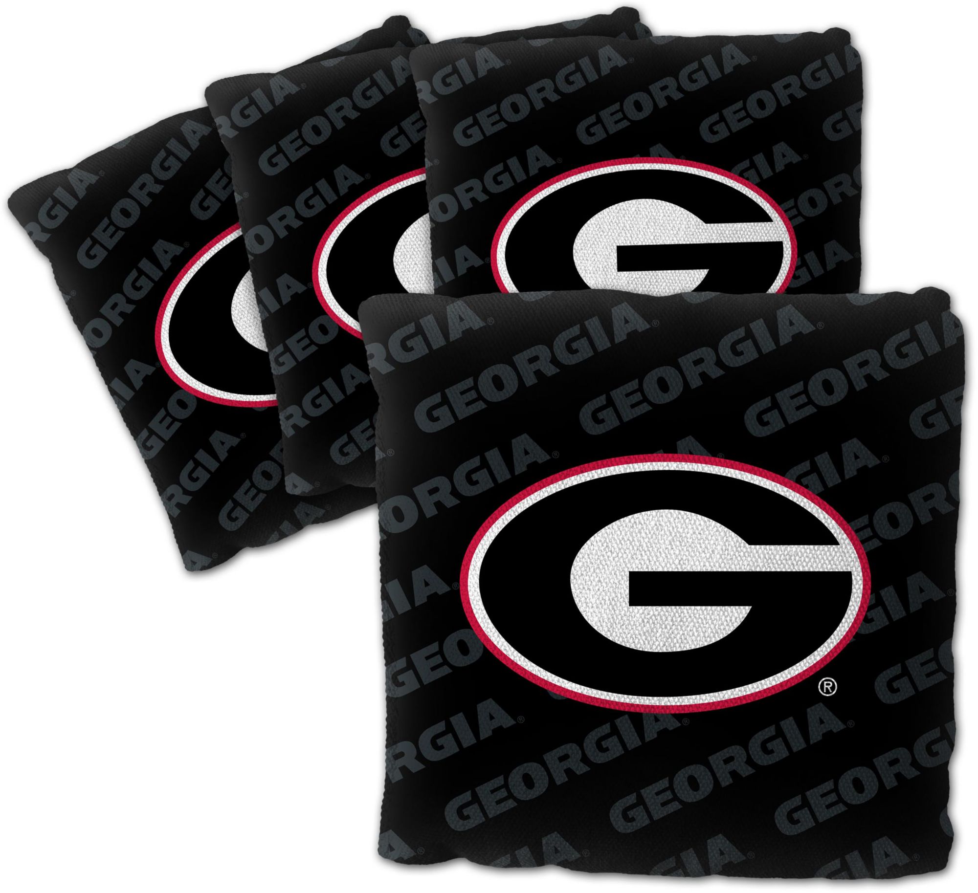 YouTheFan Georgia Bulldogs Black 4-Pack Cornhole Bean Bag Set product image
