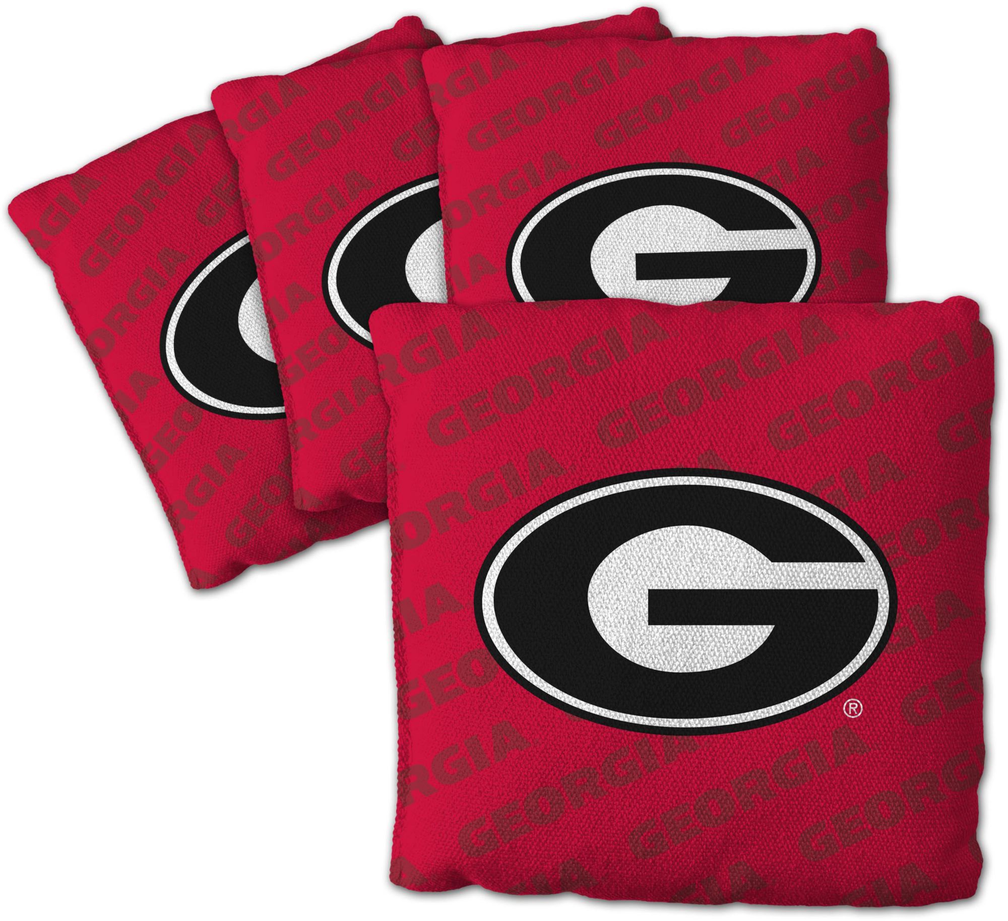 YouTheFan Georgia Bulldogs Red 4-Pack Cornhole Bean Bag Set product image