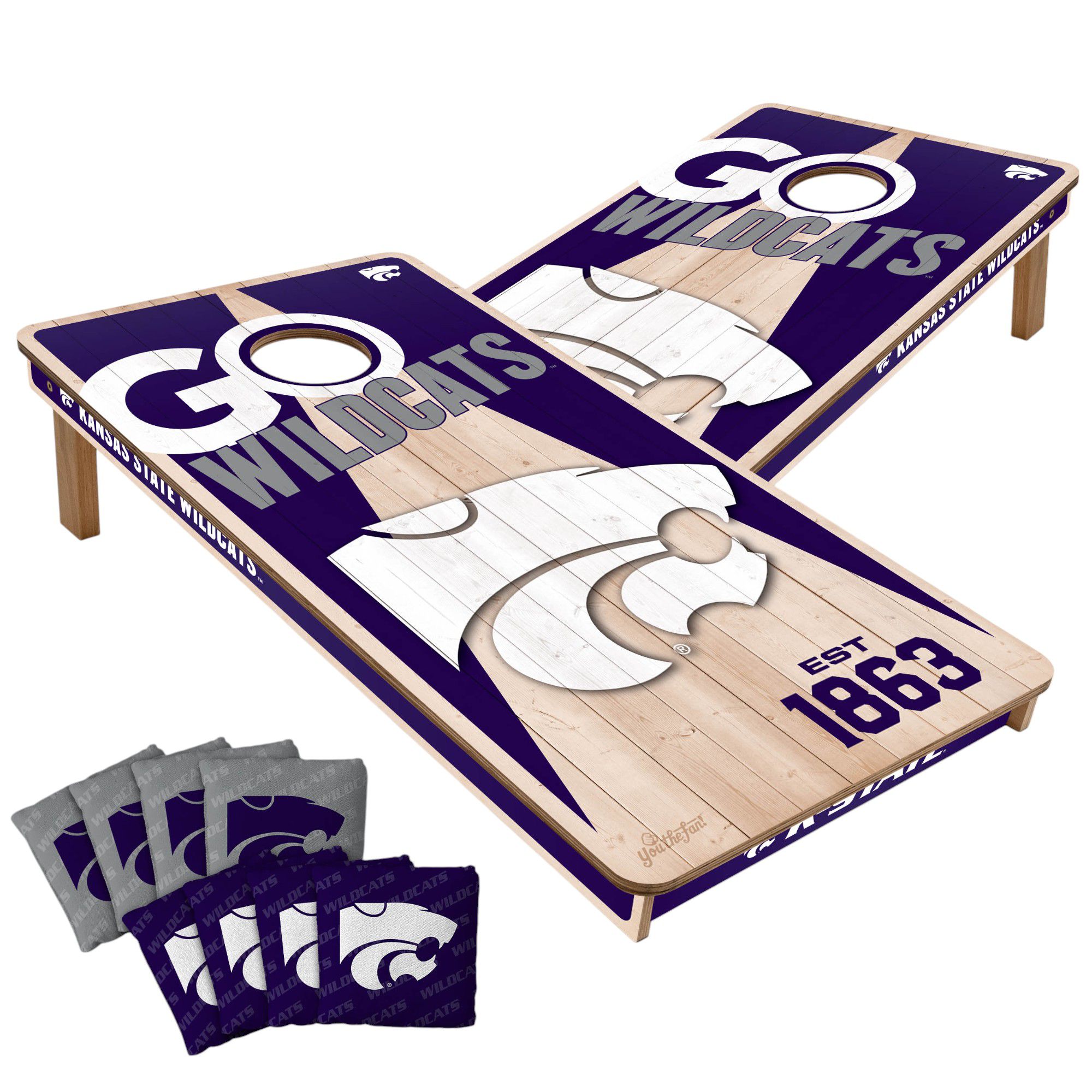 YouTheFan Johns Hopkins Blue Jays 2' x 4' Cornhole Boards product image