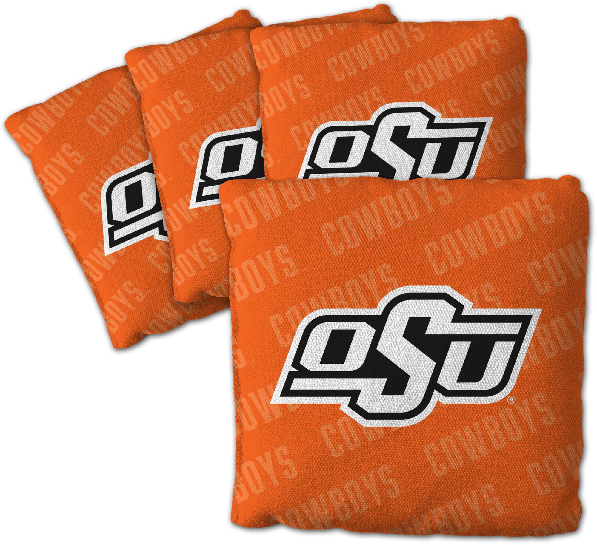 YouTheFan Oklahoma State Cowboys Orange 4-Pack Cornhole Bean Bag Set product image