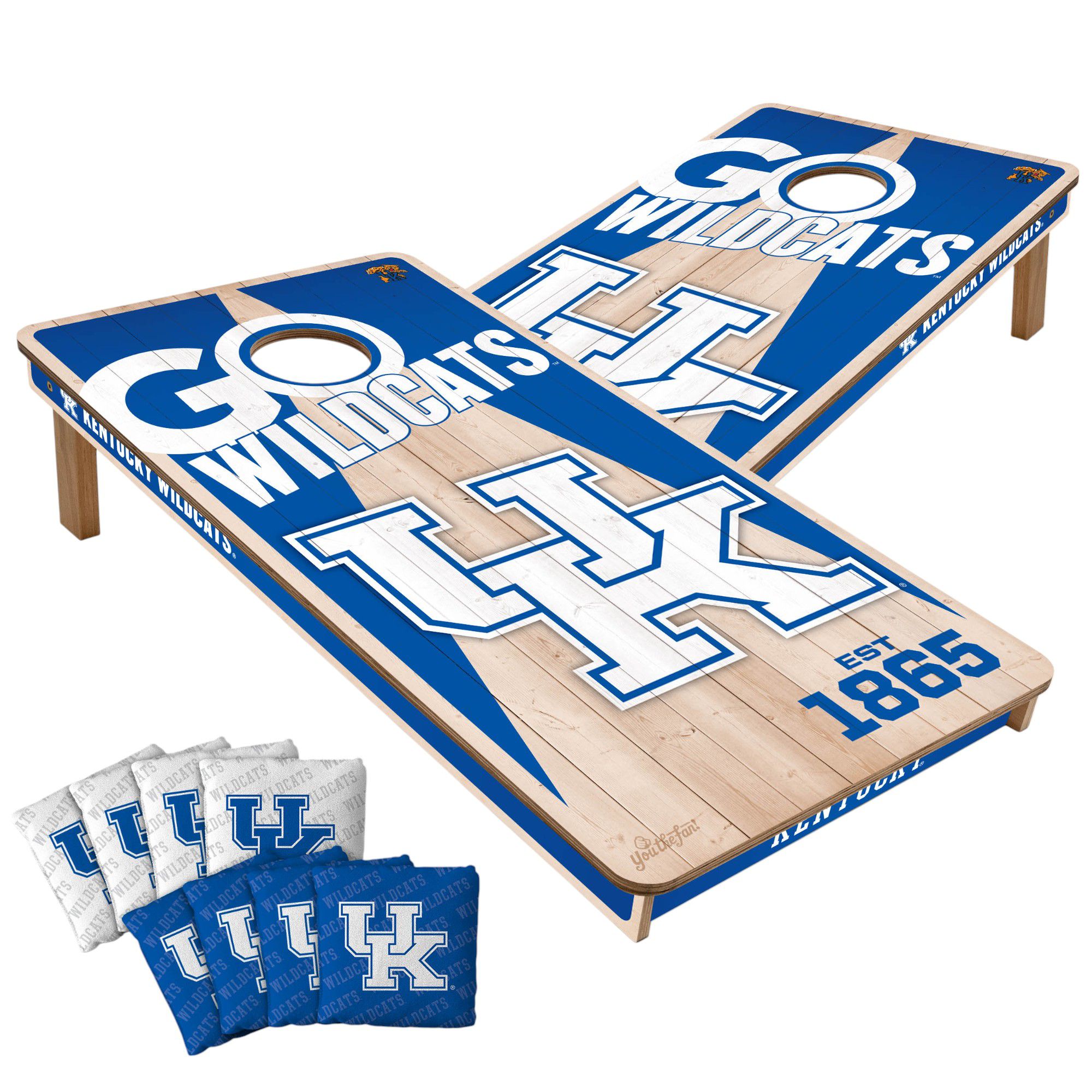YouTheFan Kentucky Wildcats 2' x 4' Cornhole Boards product image