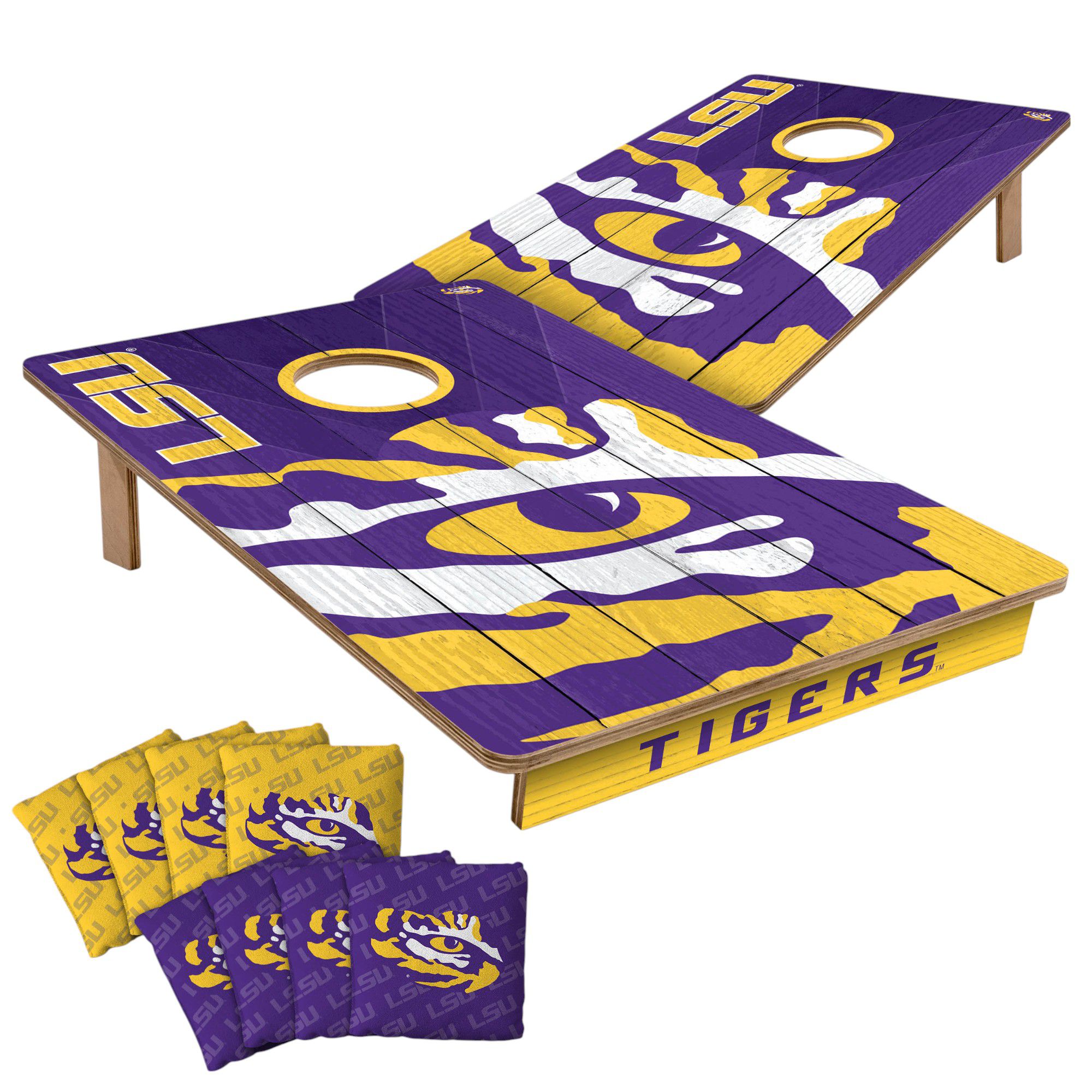 YouTheFan LSU Tigers 2' x 3' Cornhole Boards product image