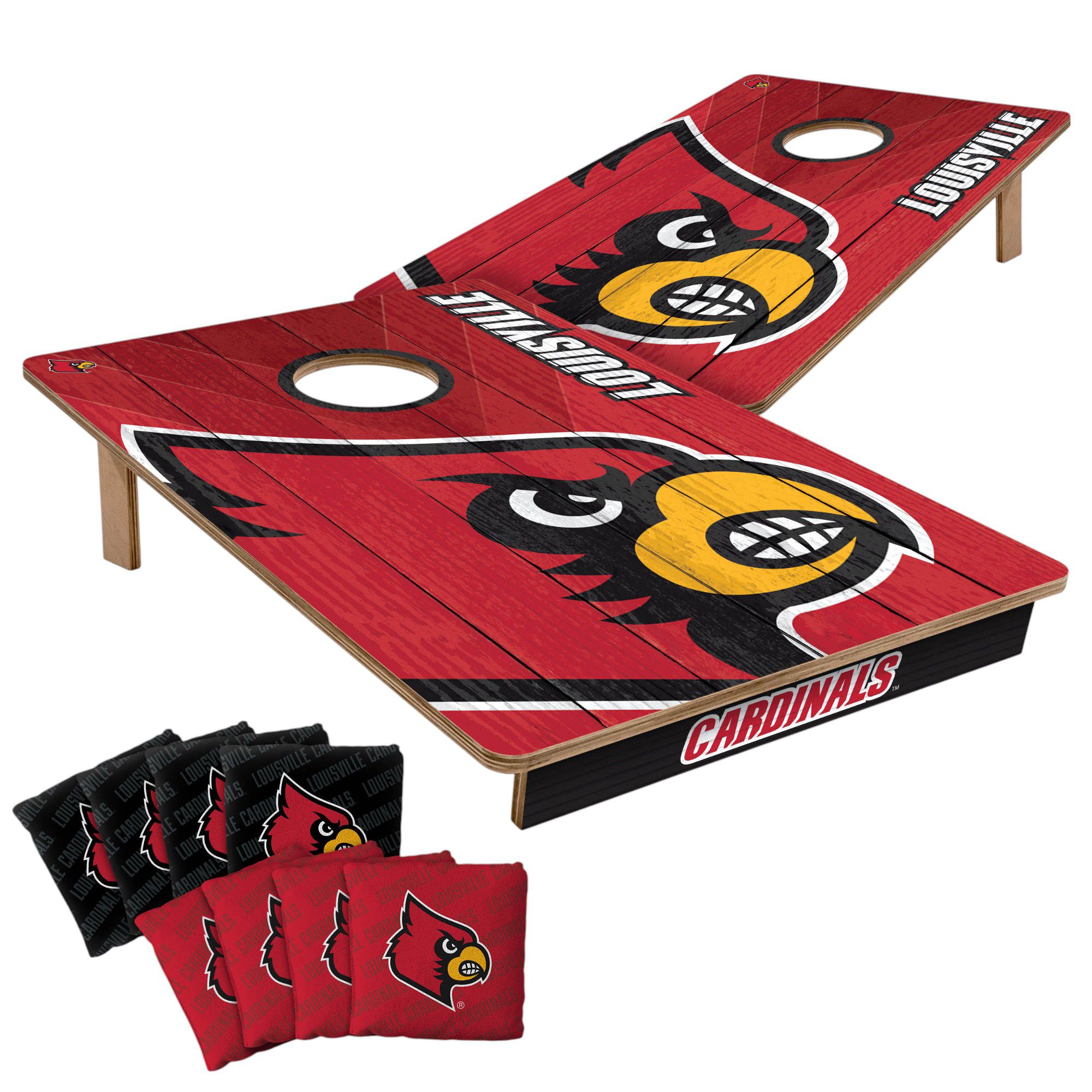 YouTheFan Louisville Cardinals 2' x 3' Cornhole Boards product image
