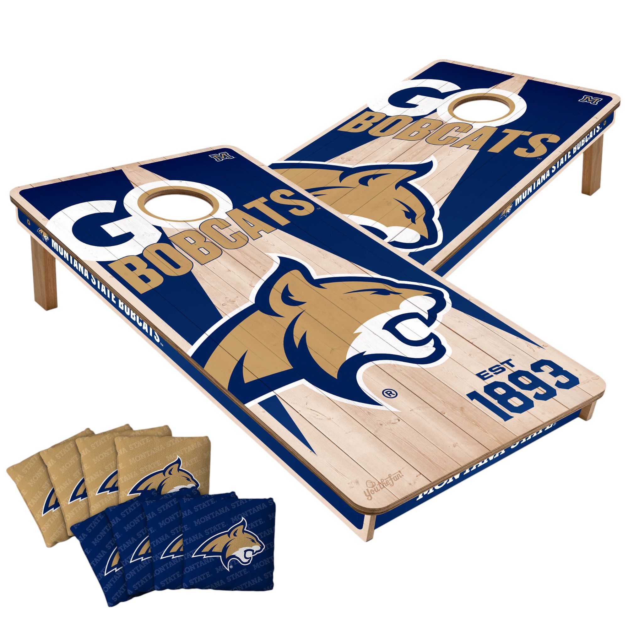 YouTheFan Montana State Bobcats 2' x 4' Cornhole Boards product image