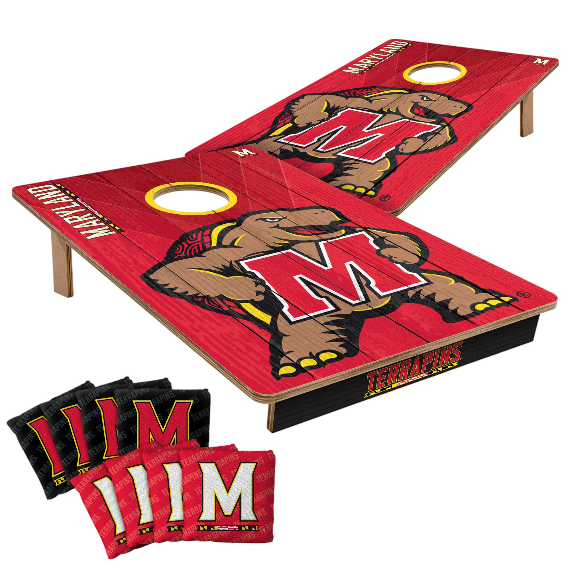 YouTheFan Maryland Terrapins 2' x 3' Cornhole Boards product image