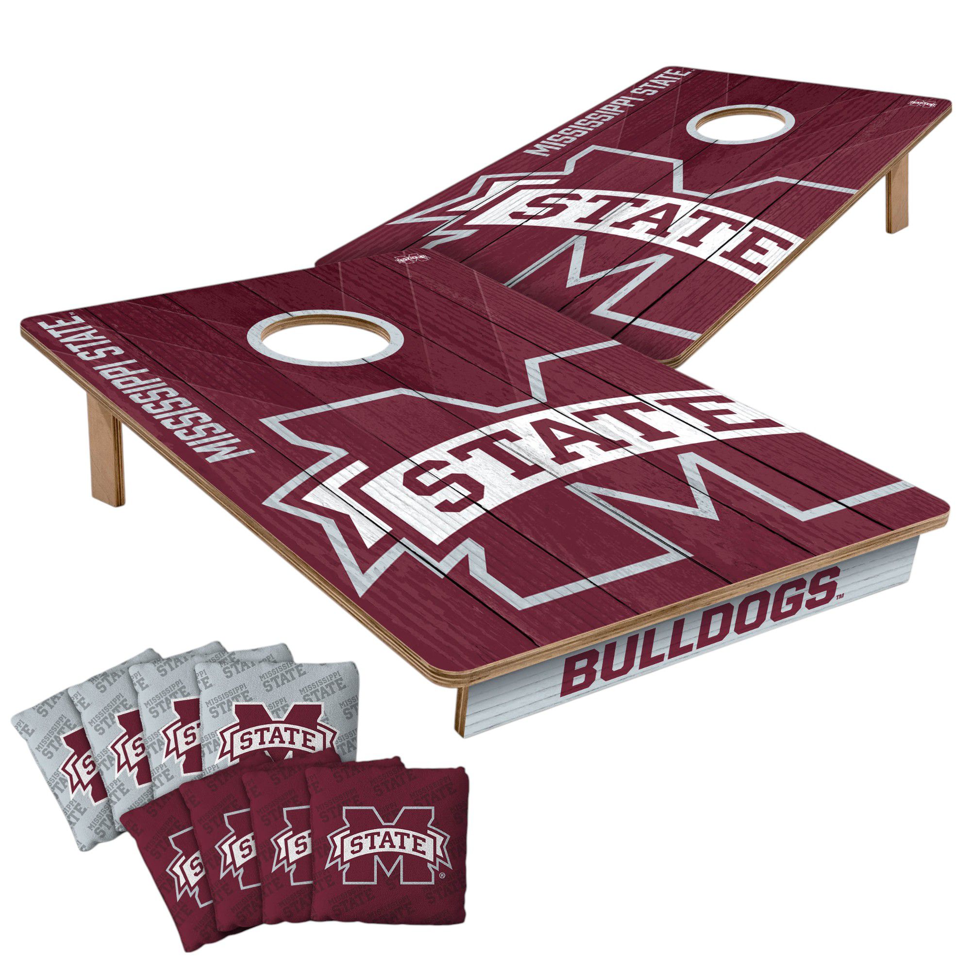 YouTheFan Mississippi State Bulldogs 2' x 3' Cornhole Boards product image