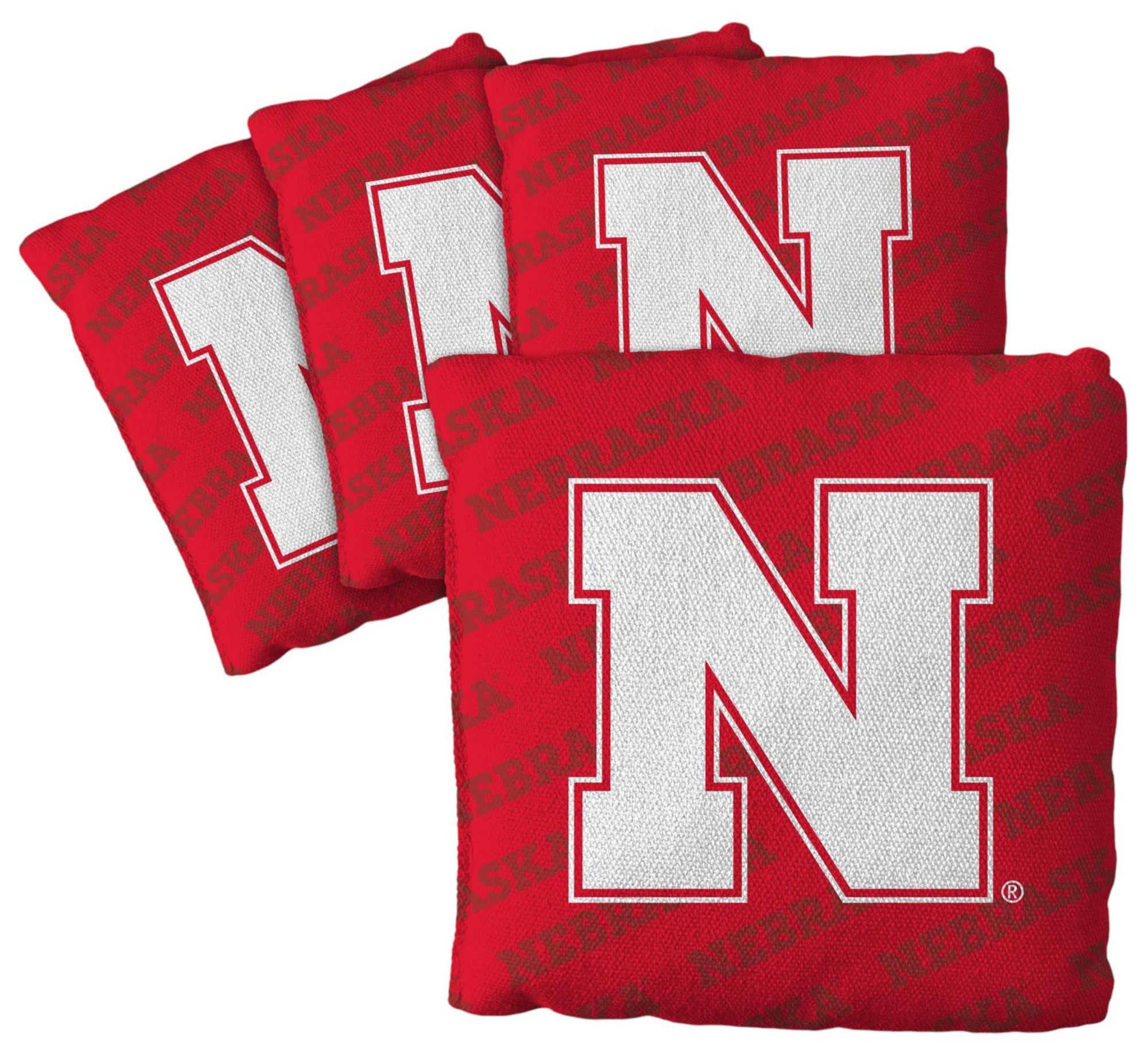 YouTheFan Nebraska Cornhuskers Red 4-Pack Cornhole Bean Bag Set product image