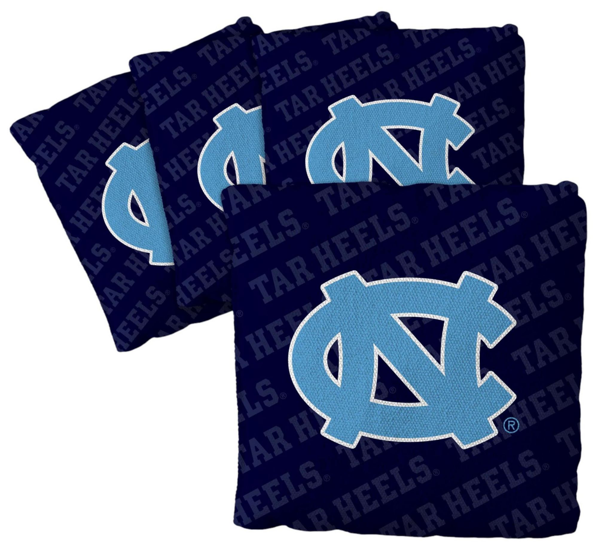 YouTheFan North Carolina Tar Heels Blue 4-Pack Cornhole Bean Bag Set product image