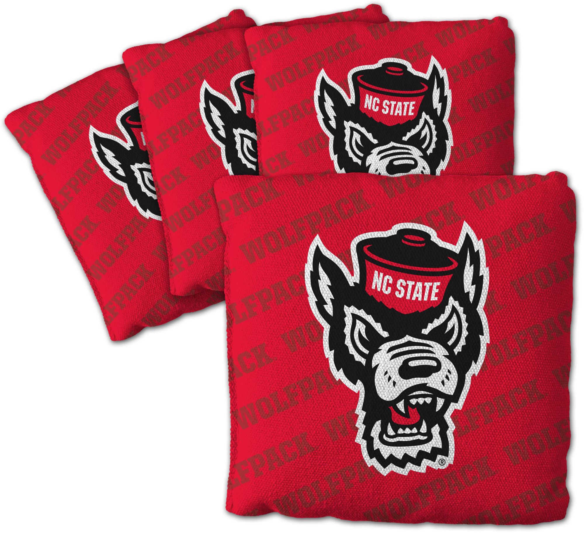 YouTheFan North Carolina State Wolfpack Red 4-Pack Cornhole Bean Bag Set product image