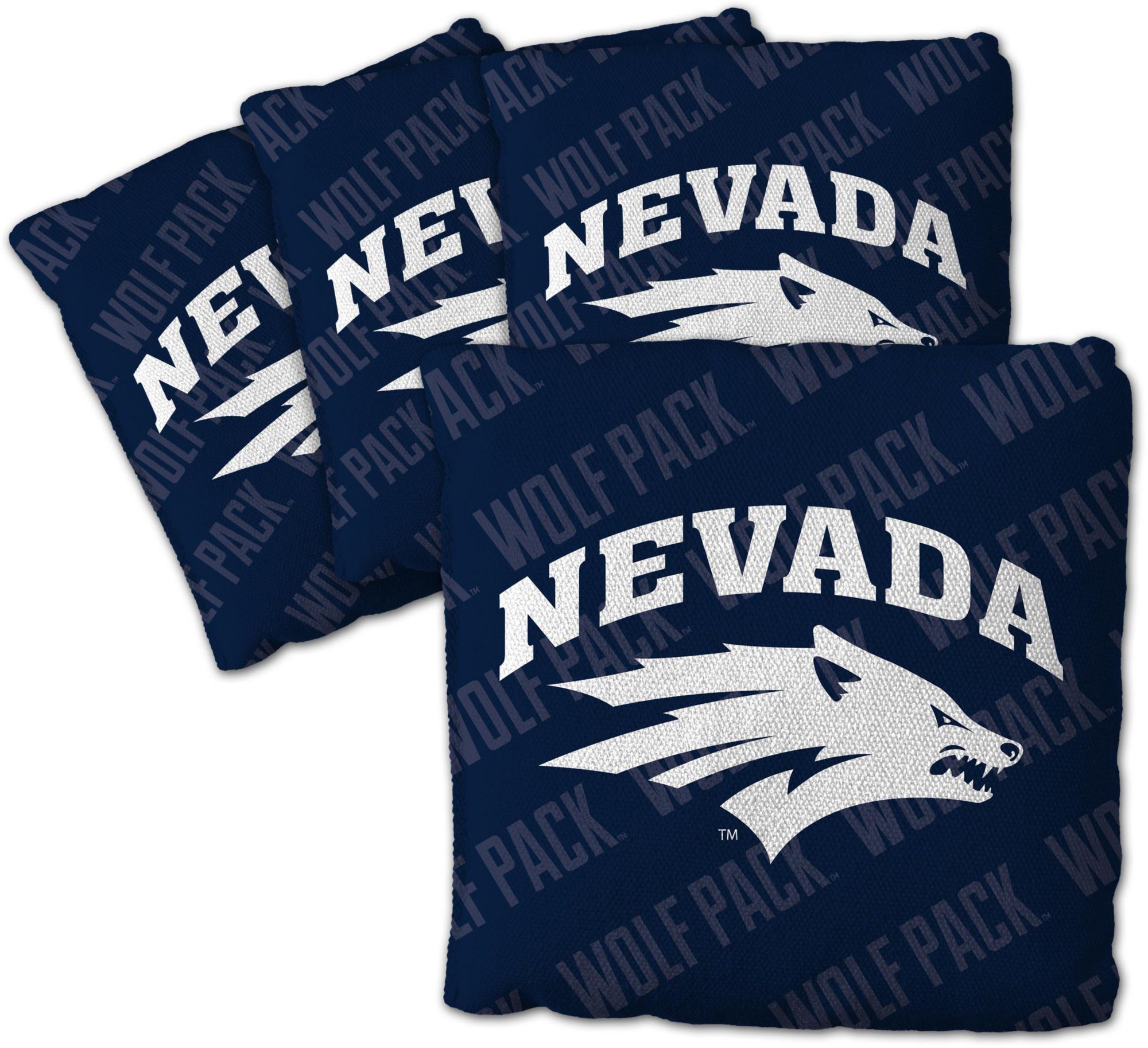 YouTheFan Nevada Wolf Pack Blue 4-Pack Cornhole Bean Bag Set product image