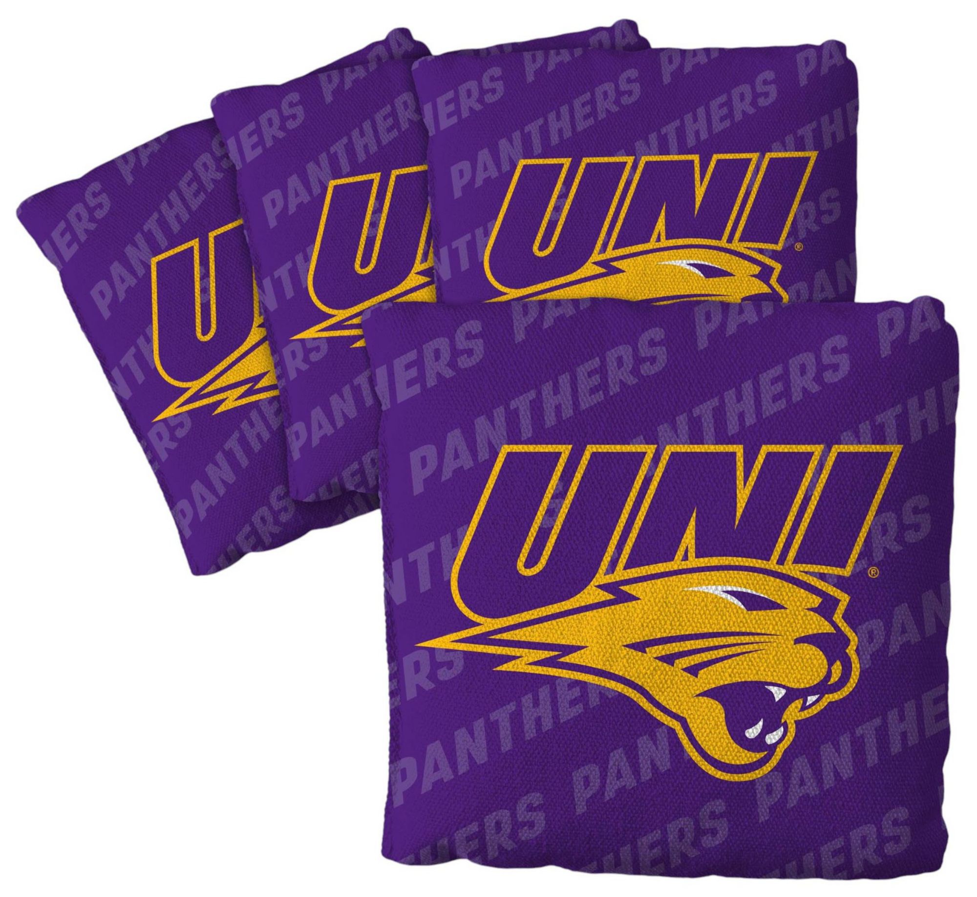 YouTheFan Northern Iowa Panthers Purple 4-Pack Cornhole Bean Bag Set product image