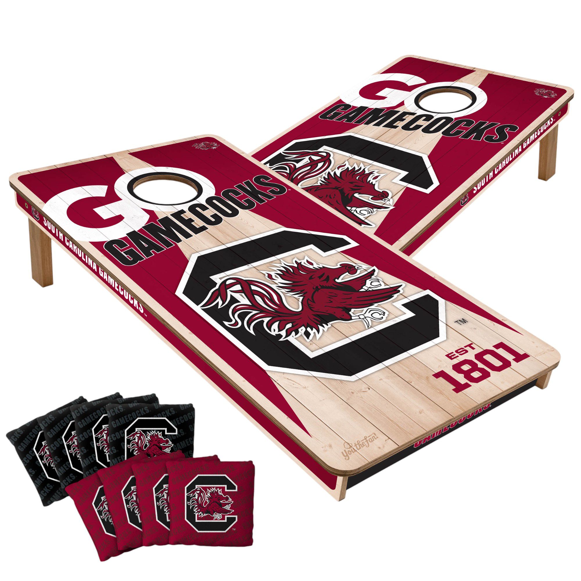 YouTheFan South Carolina Gamecocks 2' x 4' Cornhole Boards product image