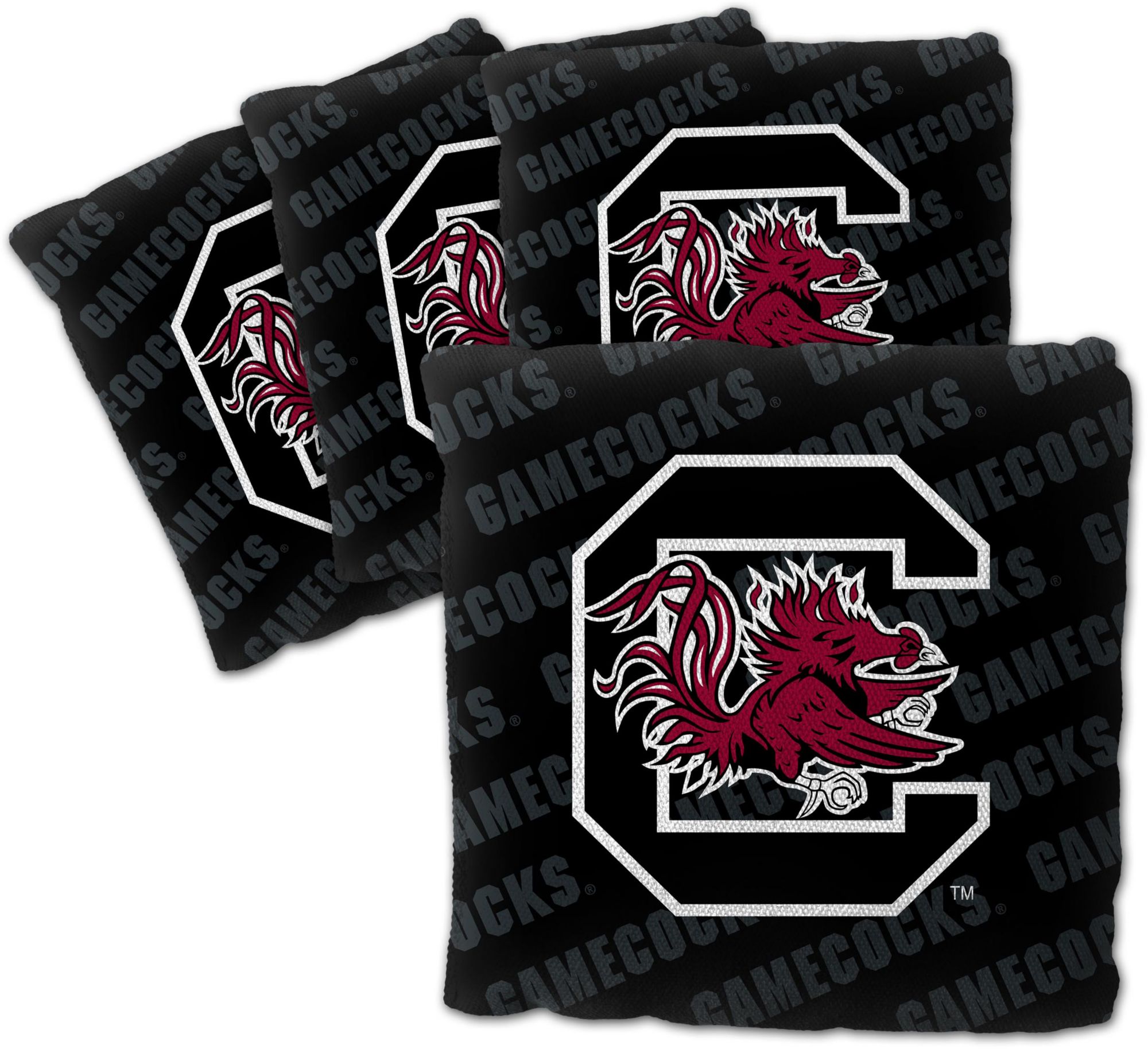 YouTheFan South Carolina Gamecocks Black 4-Pack Cornhole Bean Bag Set product image