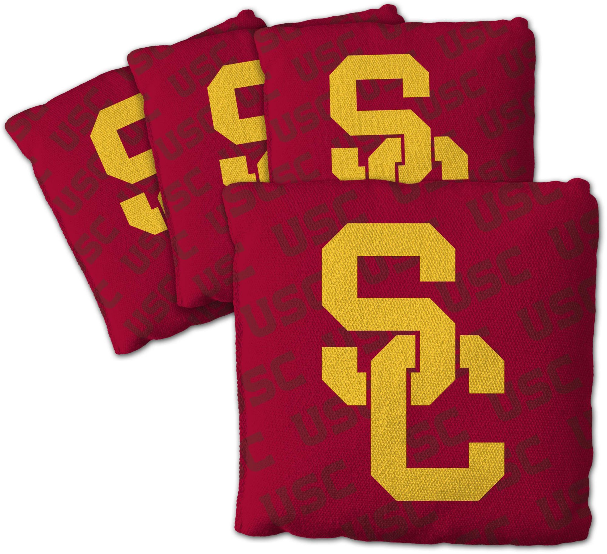 YouTheFan USC Trojans Red 4-Pack Cornhole Bean Bag Set product image