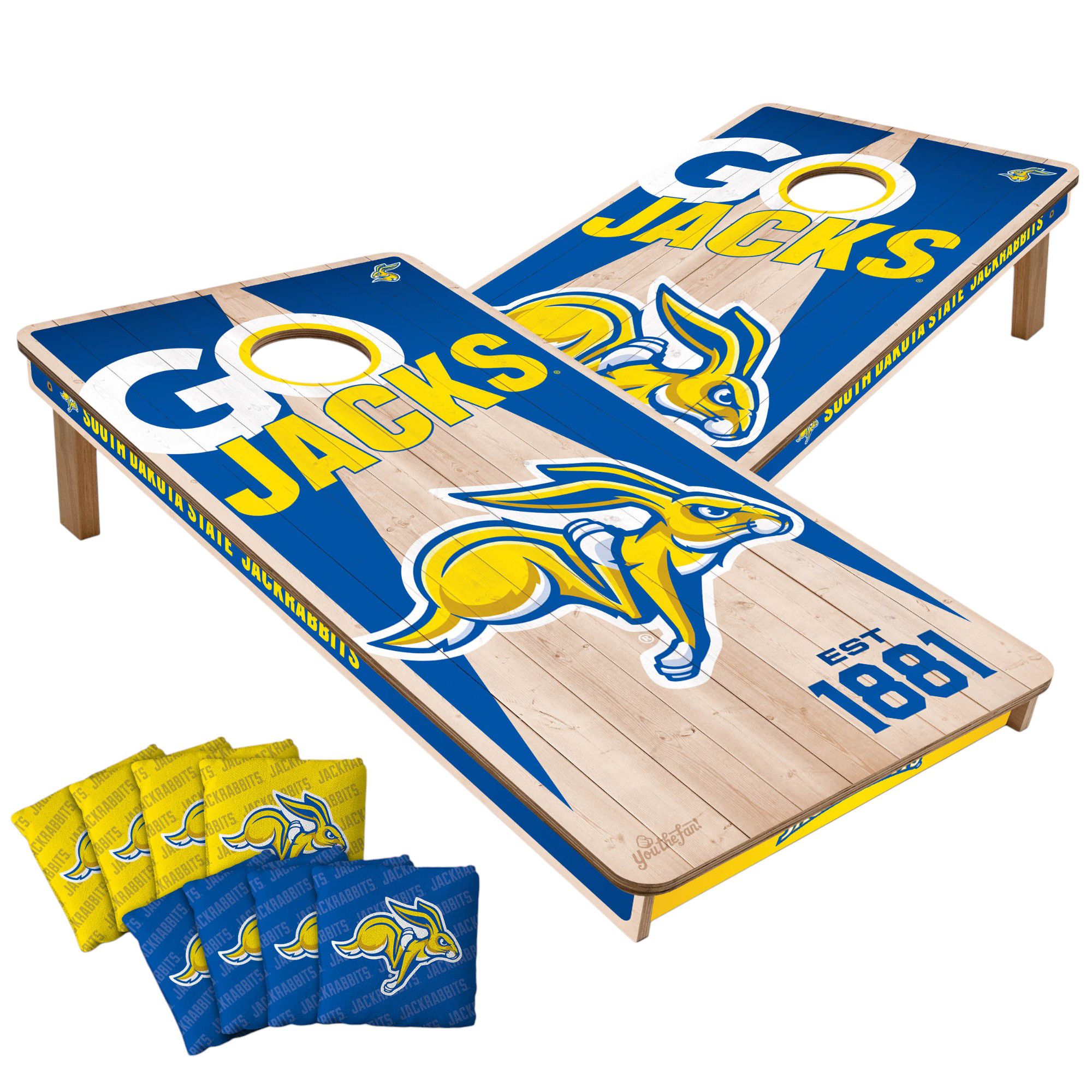 YouTheFan South Dakota State Jackrabbits 2' x 4' Cornhole Boards product image