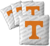 YouTheFan Tennessee Volunteers White 4-Pack Cornhole Bean Bag Set