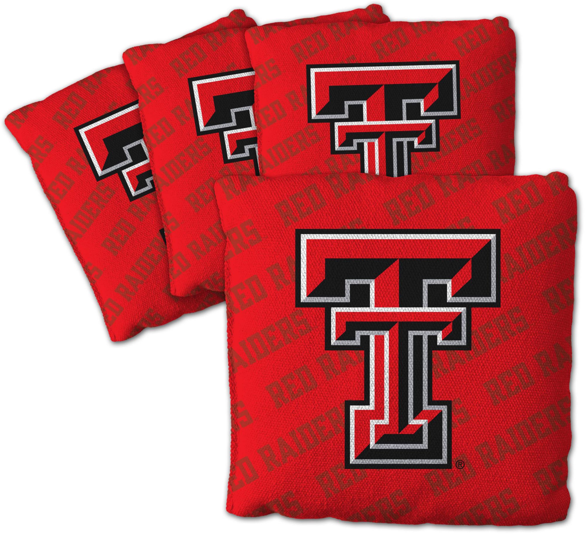 YouTheFan Texas Tech Red Raiders Red 4-Pack Cornhole Bean Bag Set product image