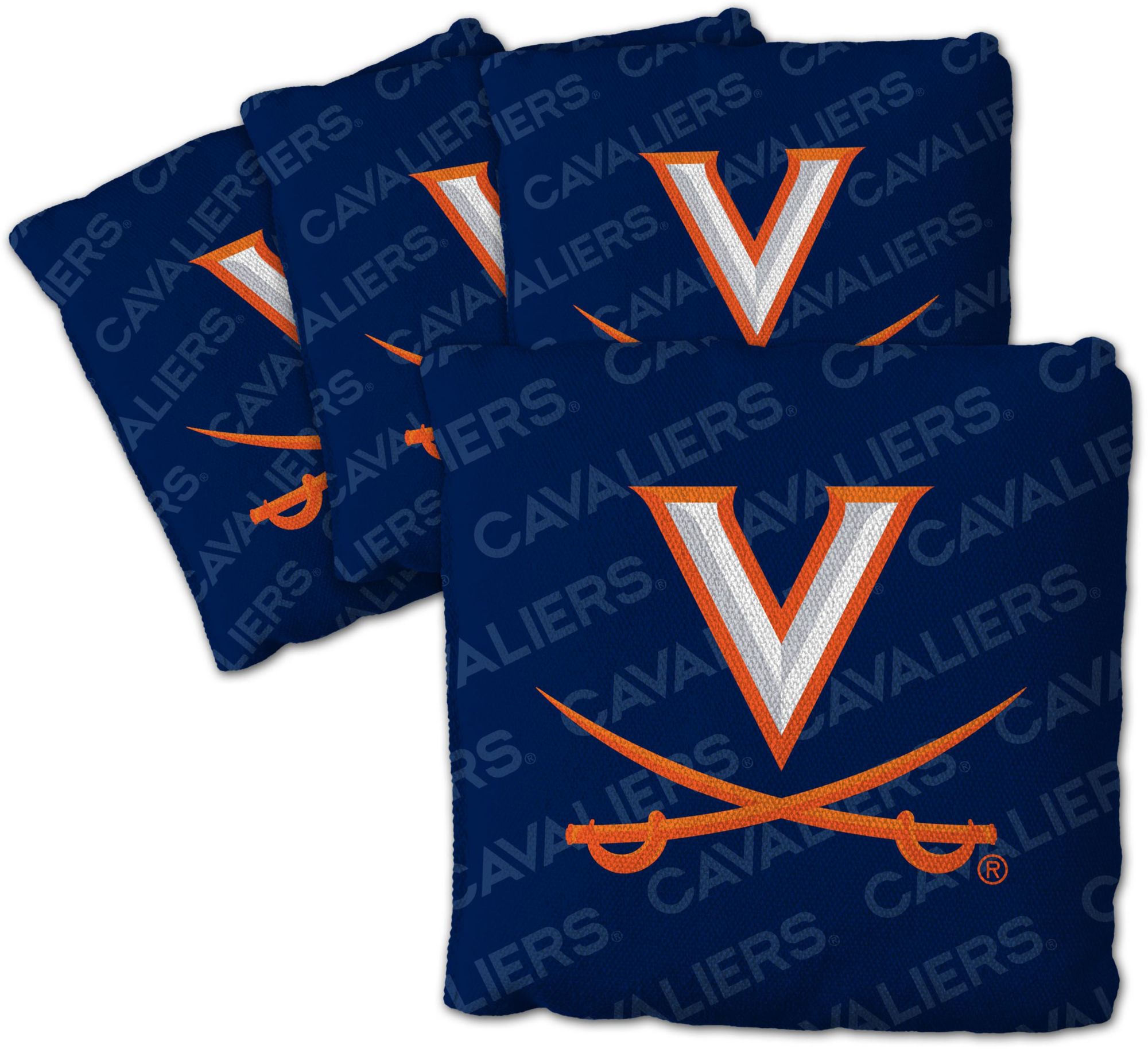 YouTheFan Virginia Cavaliers Blue 4-Pack Cornhole Bean Bag Set product image