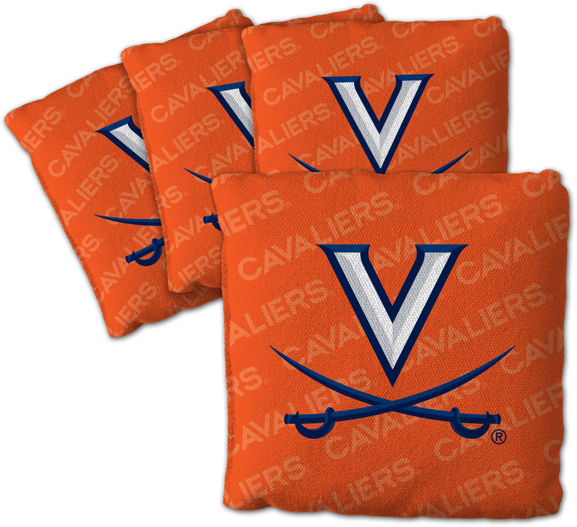 YouTheFan Virginia Cavaliers Orange 4-Pack Cornhole Bean Bag Set product image