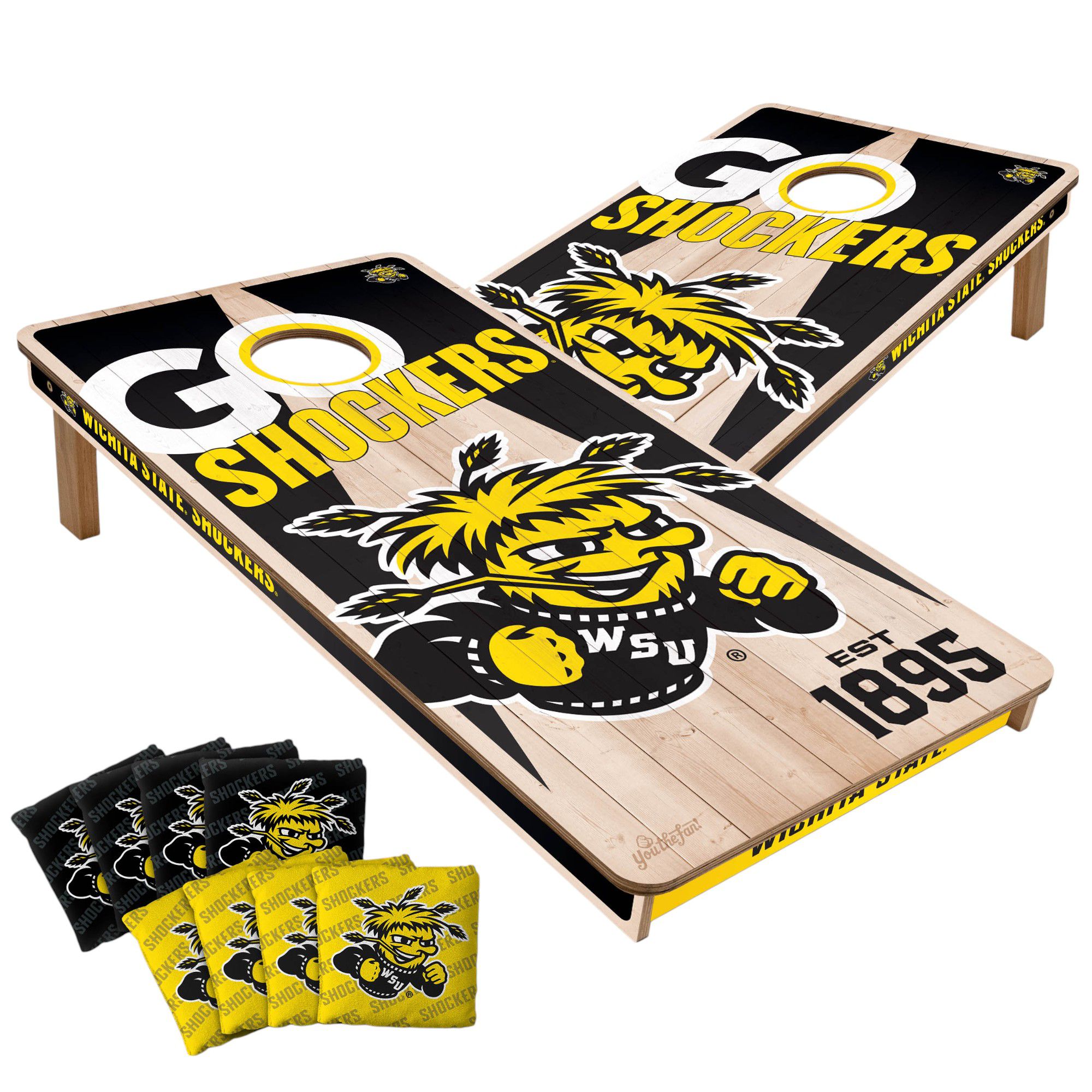 YouTheFan Wichita State Shockers 2' x 4' Cornhole Boards product image