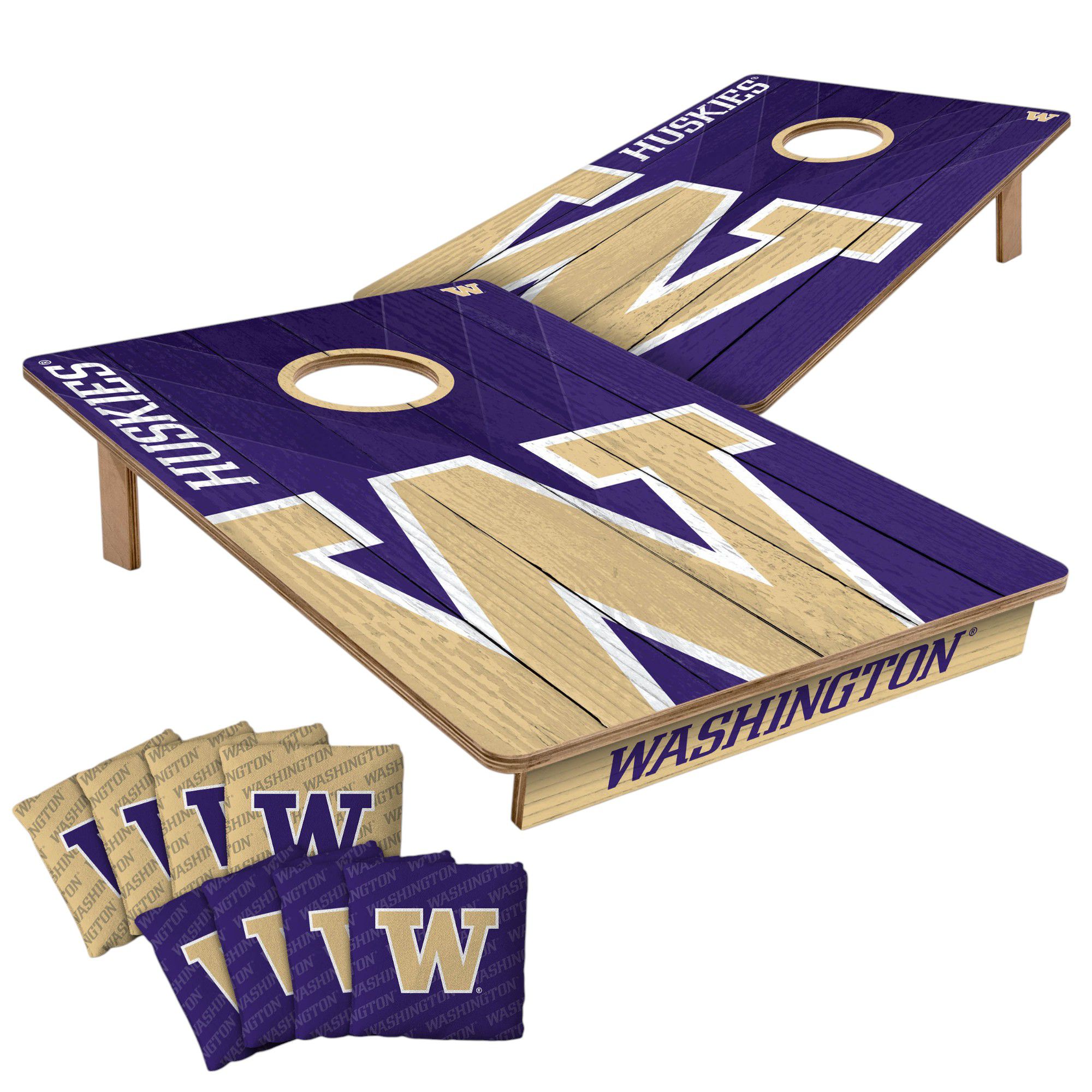 YouTheFan Washington Huskies 2' x 3' Cornhole Boards product image