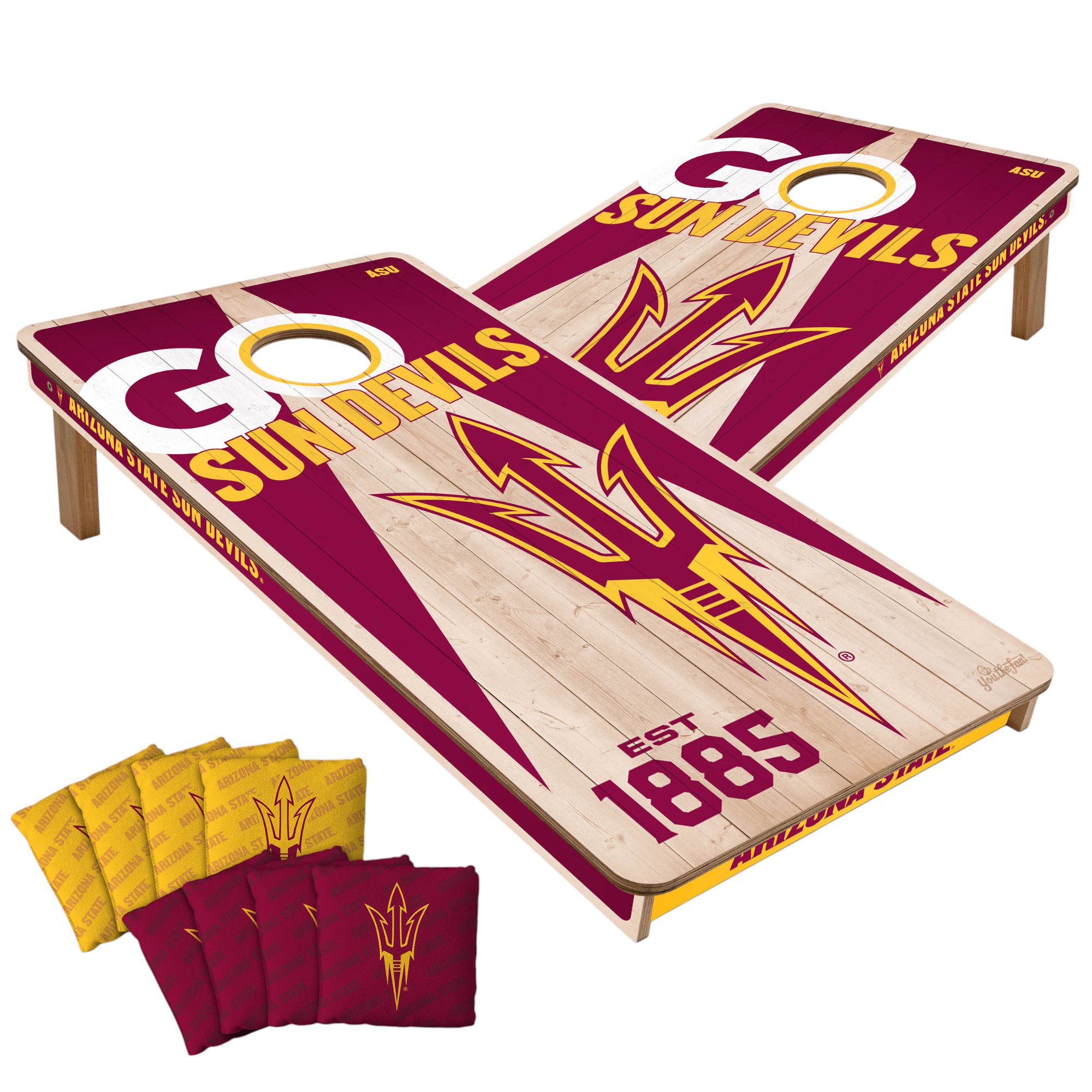 YouTheFan Arizona State Sun Devils 2' x 4' Cornhole Boards product image