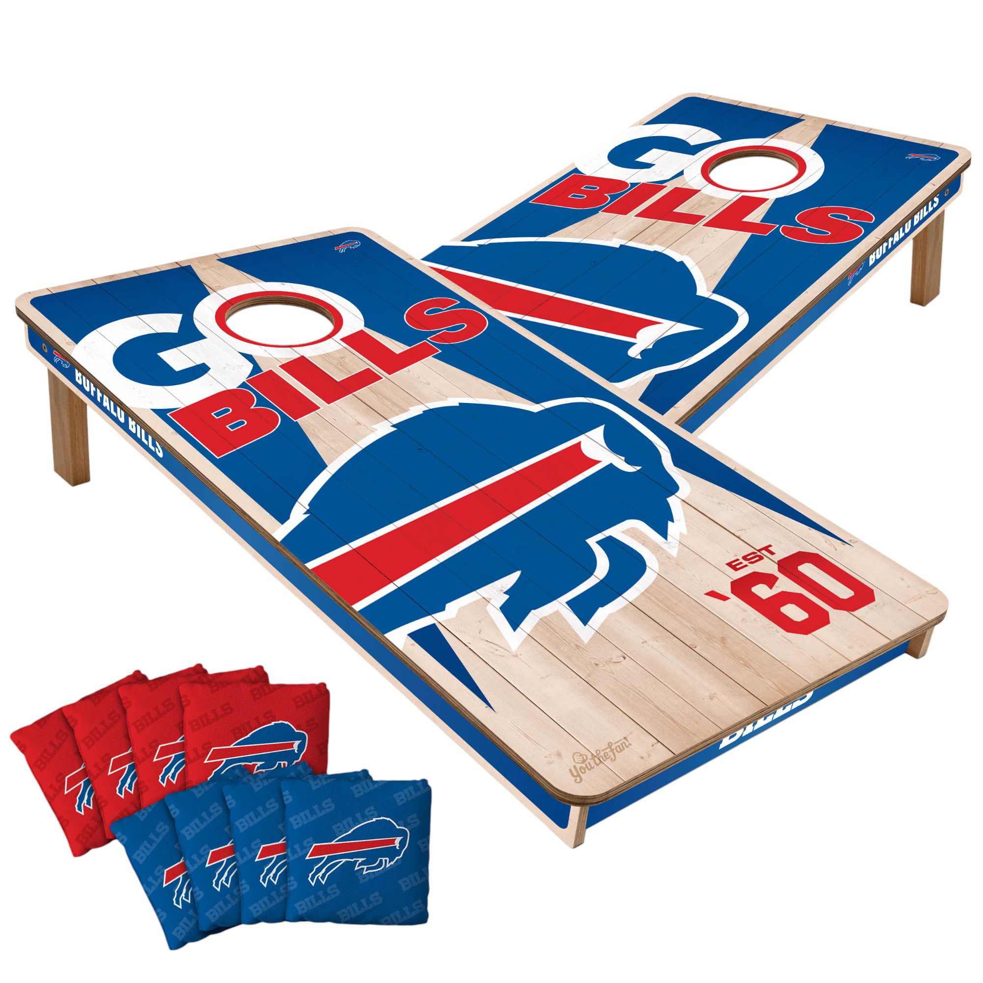 YouTheFan Buffalo Bills 2' x 4' Cornhole Boards product image