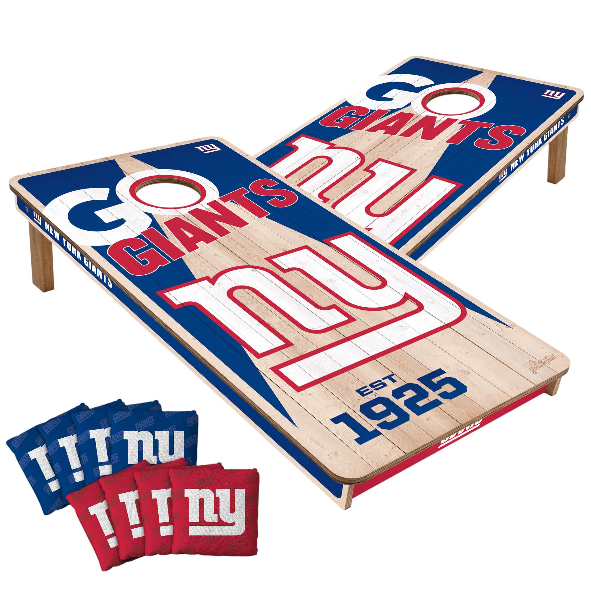 YouTheFan New York Giants 2' x 4' Cornhole Boards product image