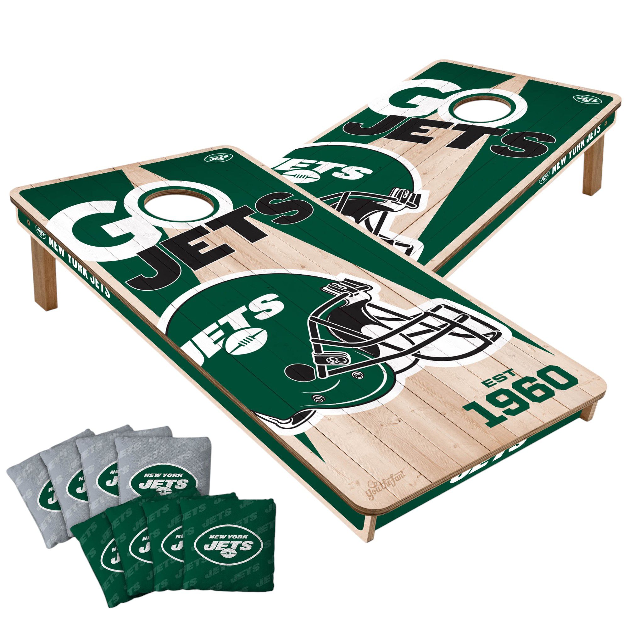 YouTheFan New York Jets 2' x 4' Cornhole Boards product image