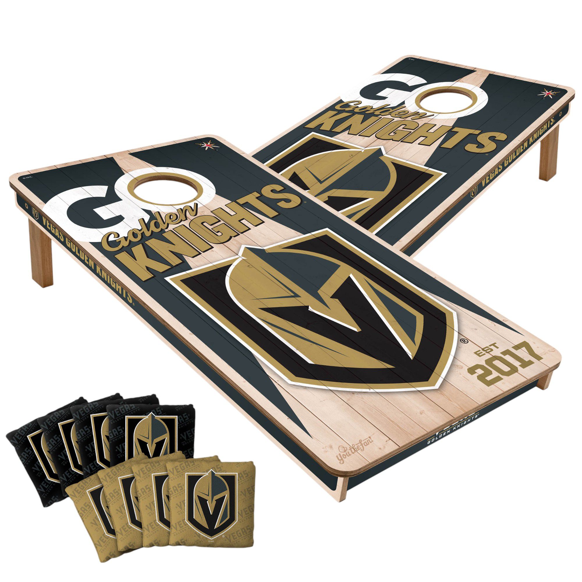 YouTheFan Las Vegas Knights 2' x 4' Cornhole Boards product image